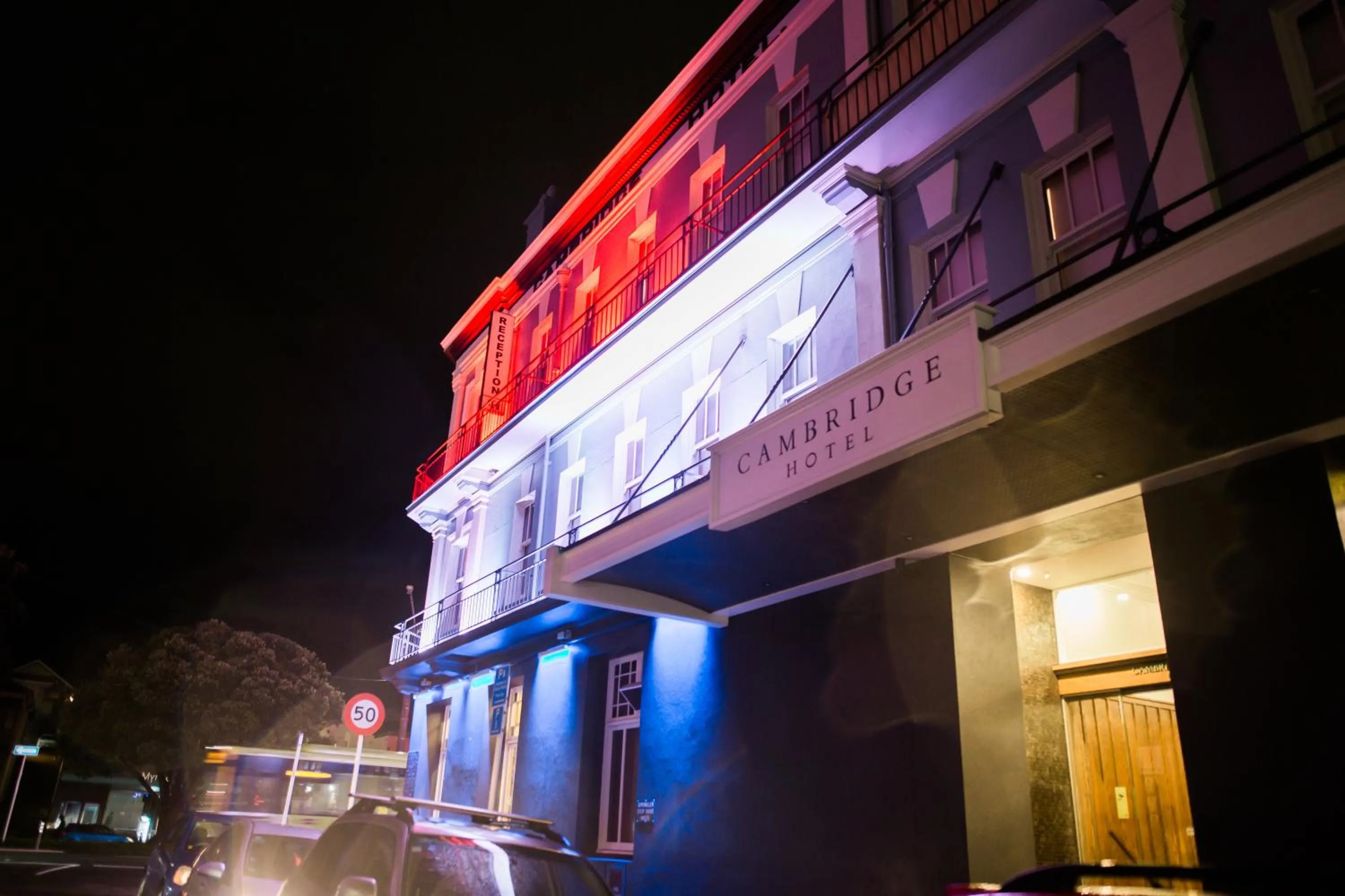 Property building in The Cambridge Hotel & Backpackers