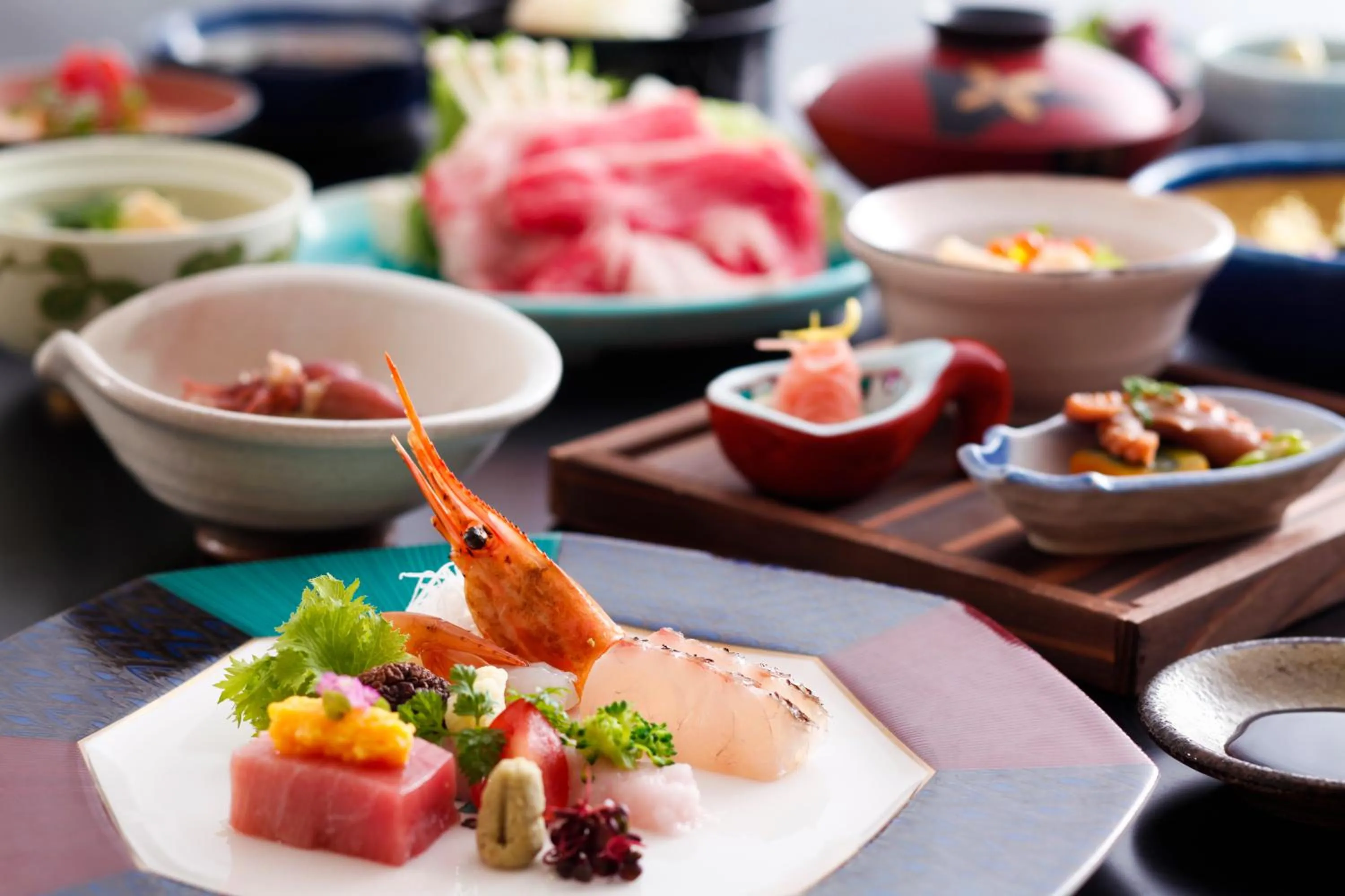 Food close-up in Yoshidaya Sannoukaku