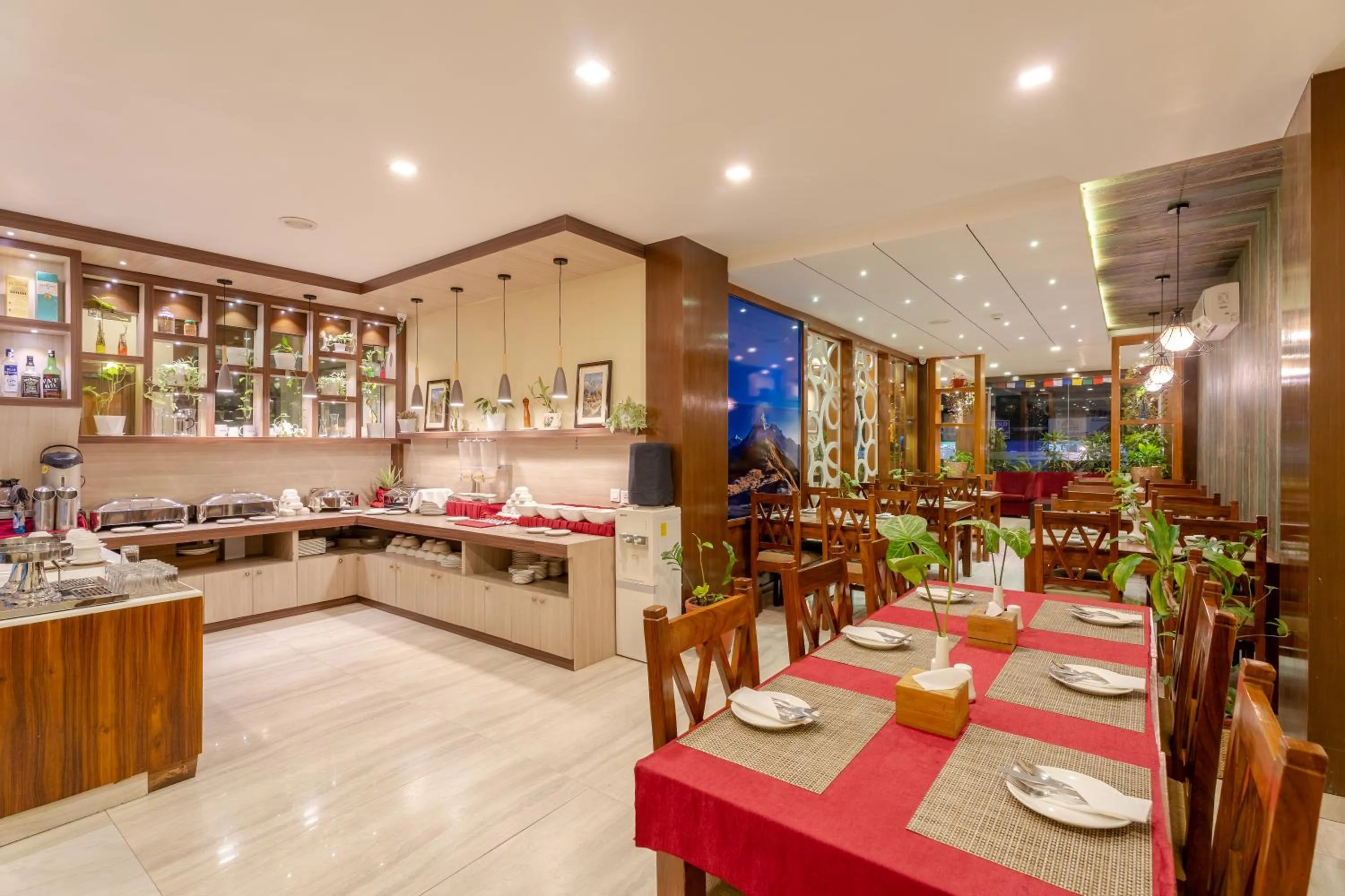 Food and drinks in Hotel Haven O' Ganga