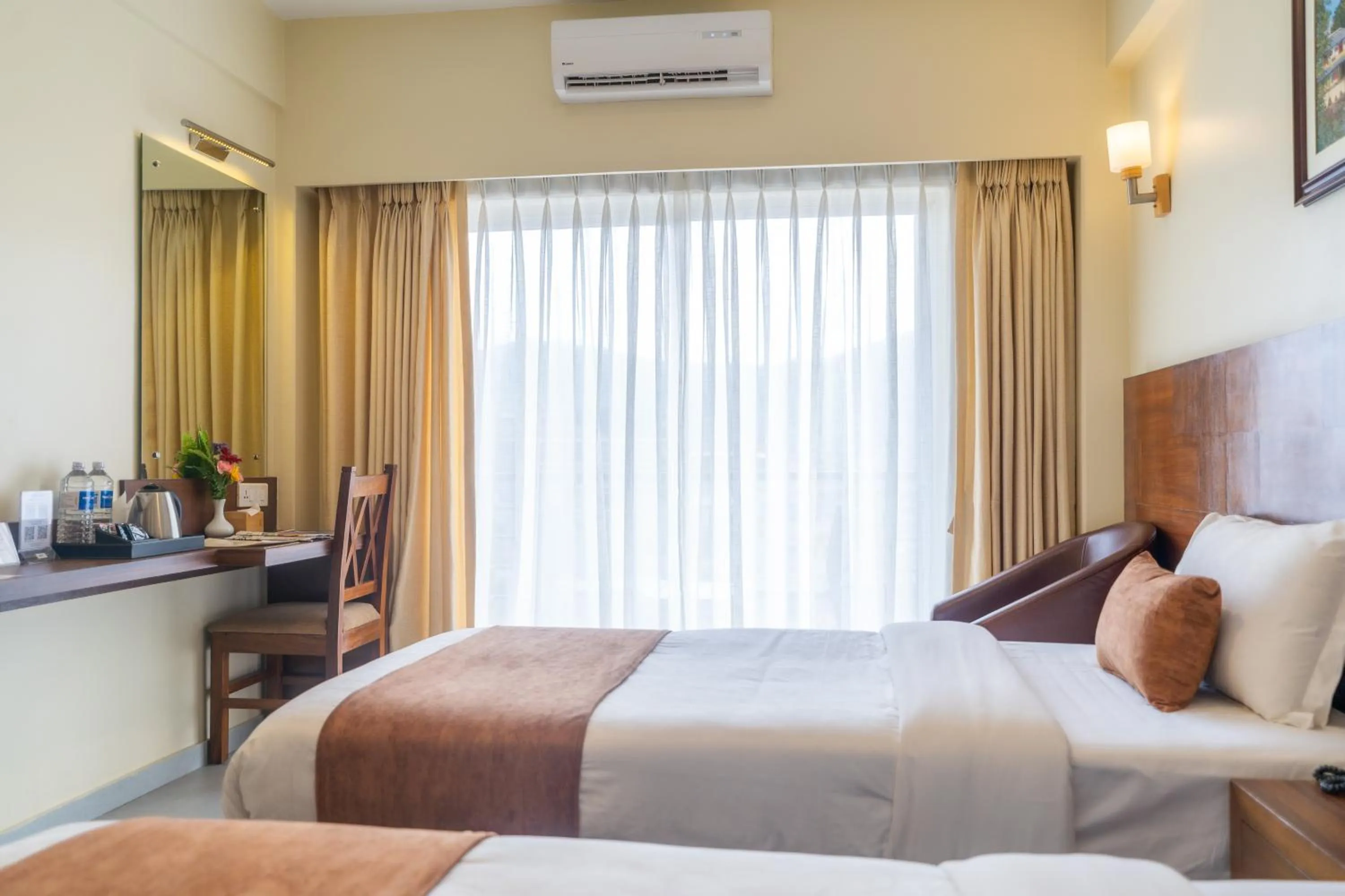 Bed in Hotel Haven O' Ganga