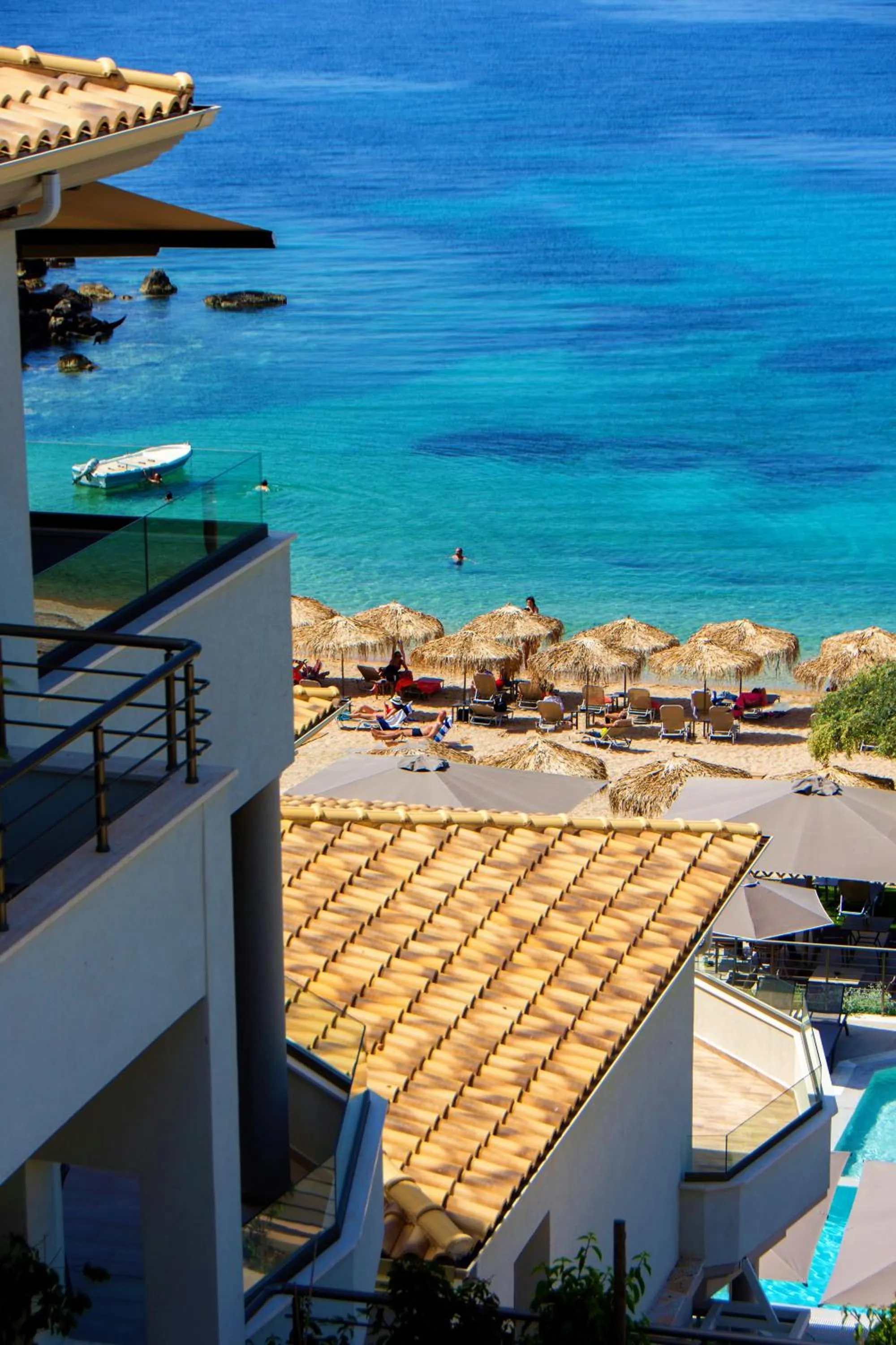 Balcony/Terrace in Prima Vista Beachfront Boutique Hotel