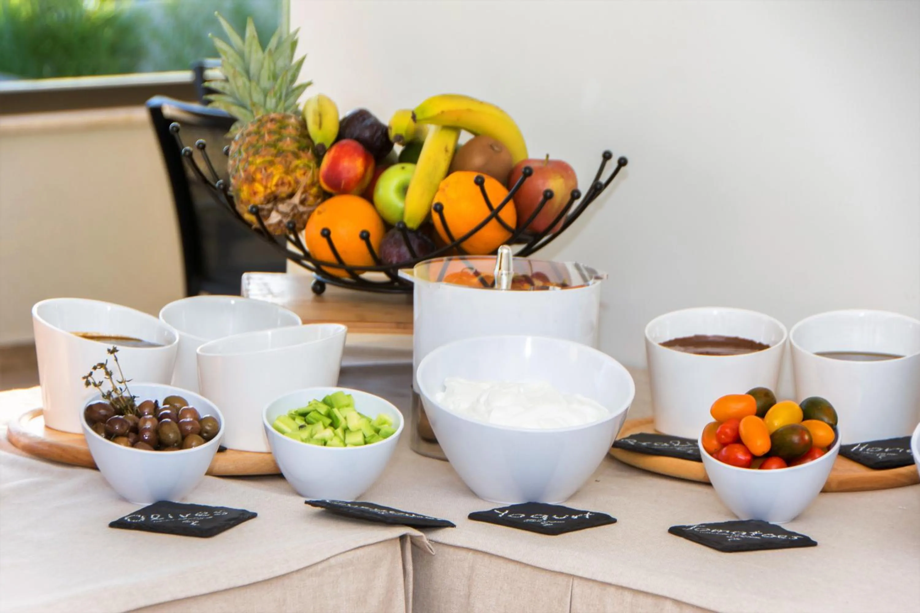 Food close-up in Prima Vista Beachfront Boutique Hotel