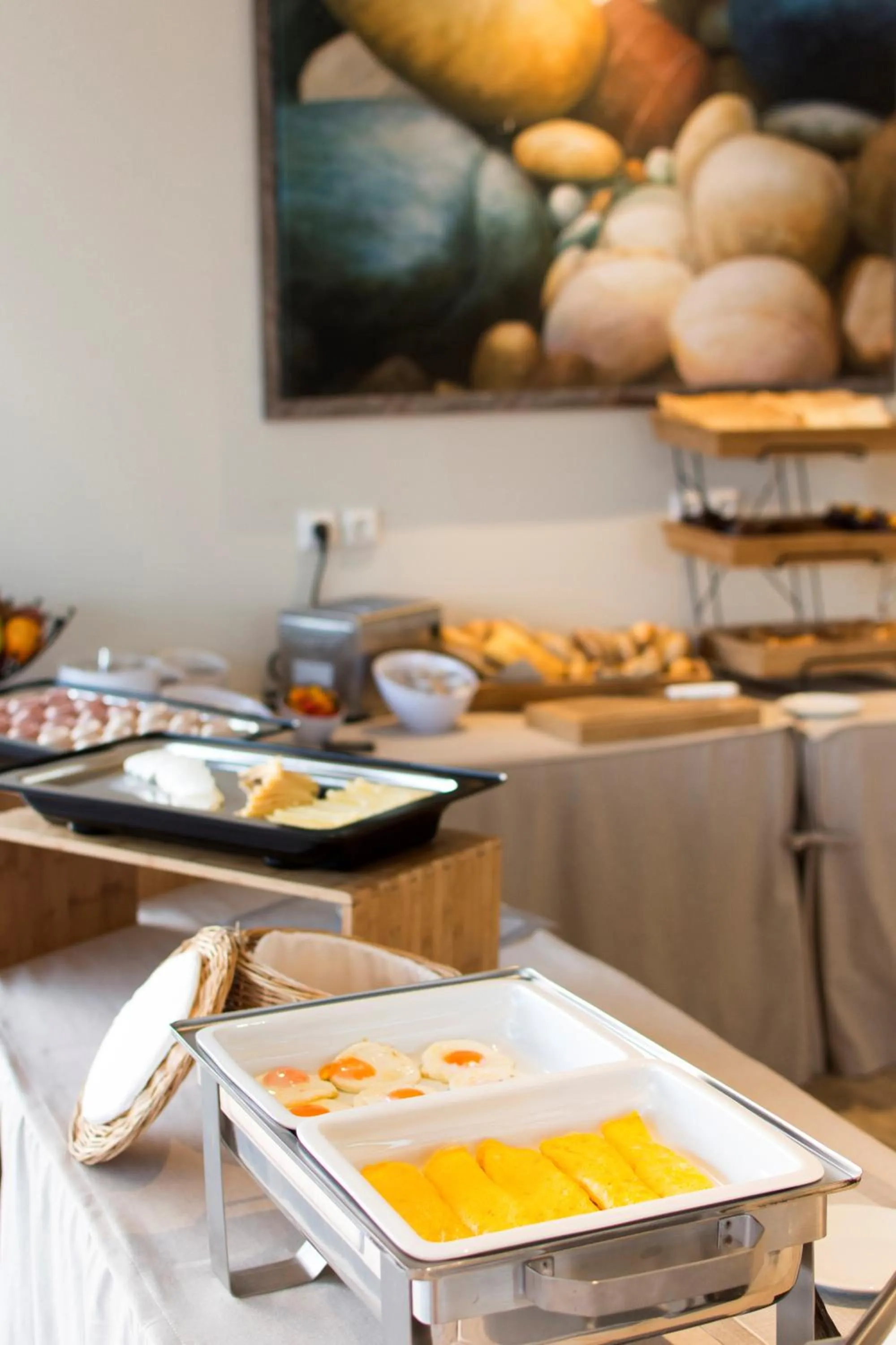 Buffet breakfast in Prima Vista Beachfront Boutique Hotel