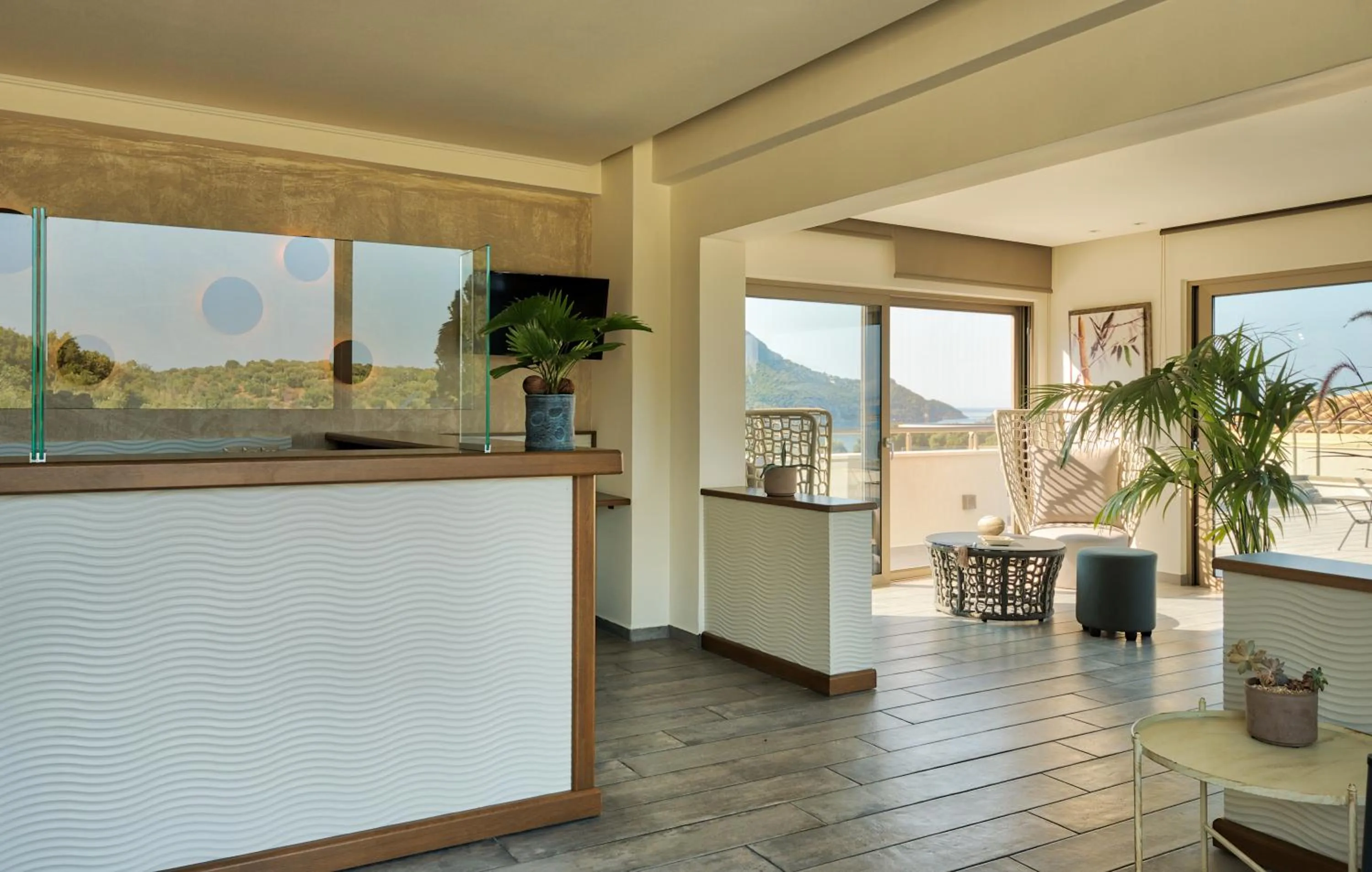 Lobby or reception in Prima Vista Beachfront Boutique Hotel