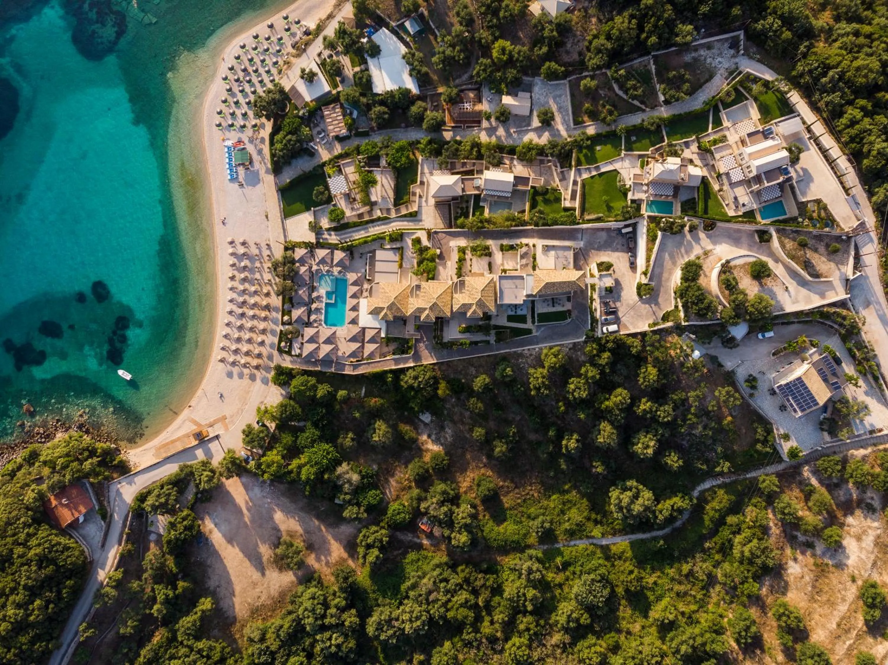 Bird's eye view in Prima Vista Beachfront Boutique Hotel