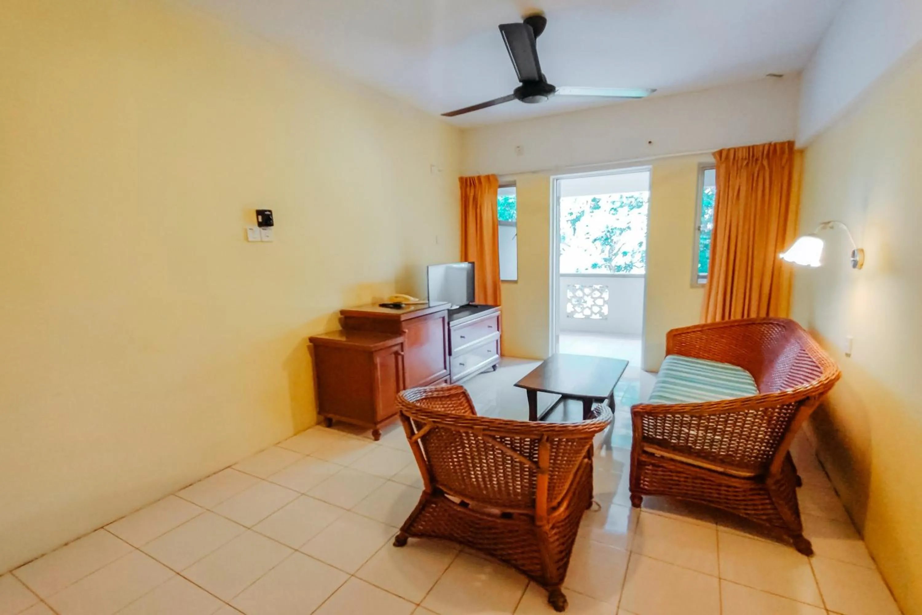 Living room in Virgo Batik Resort Teluk Batik Lumut