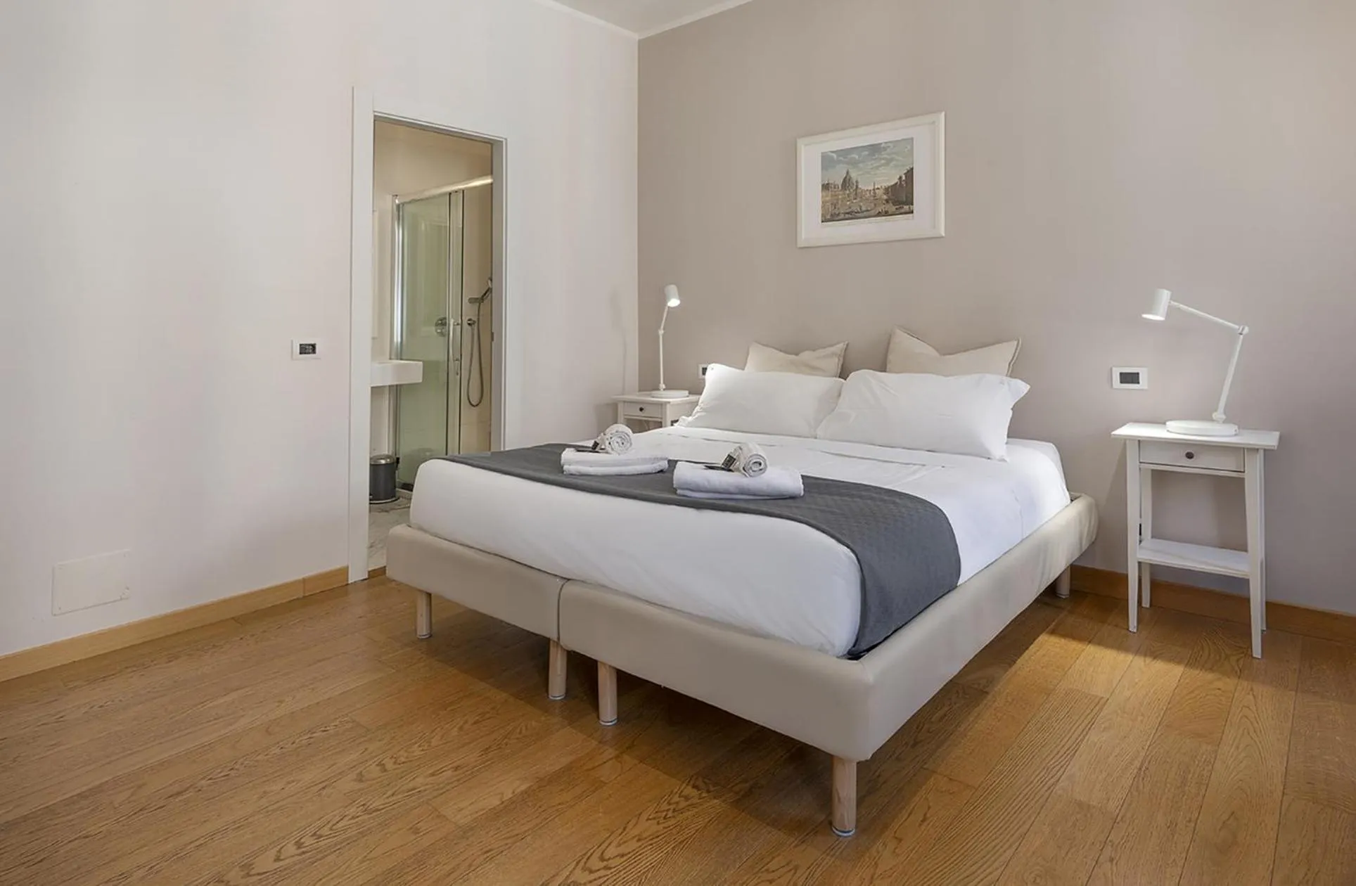 Bed in Colosseo Guest House