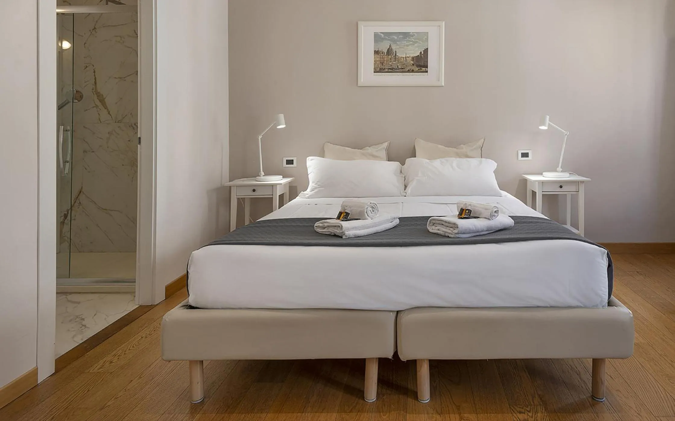 Bed in Colosseo Guest House