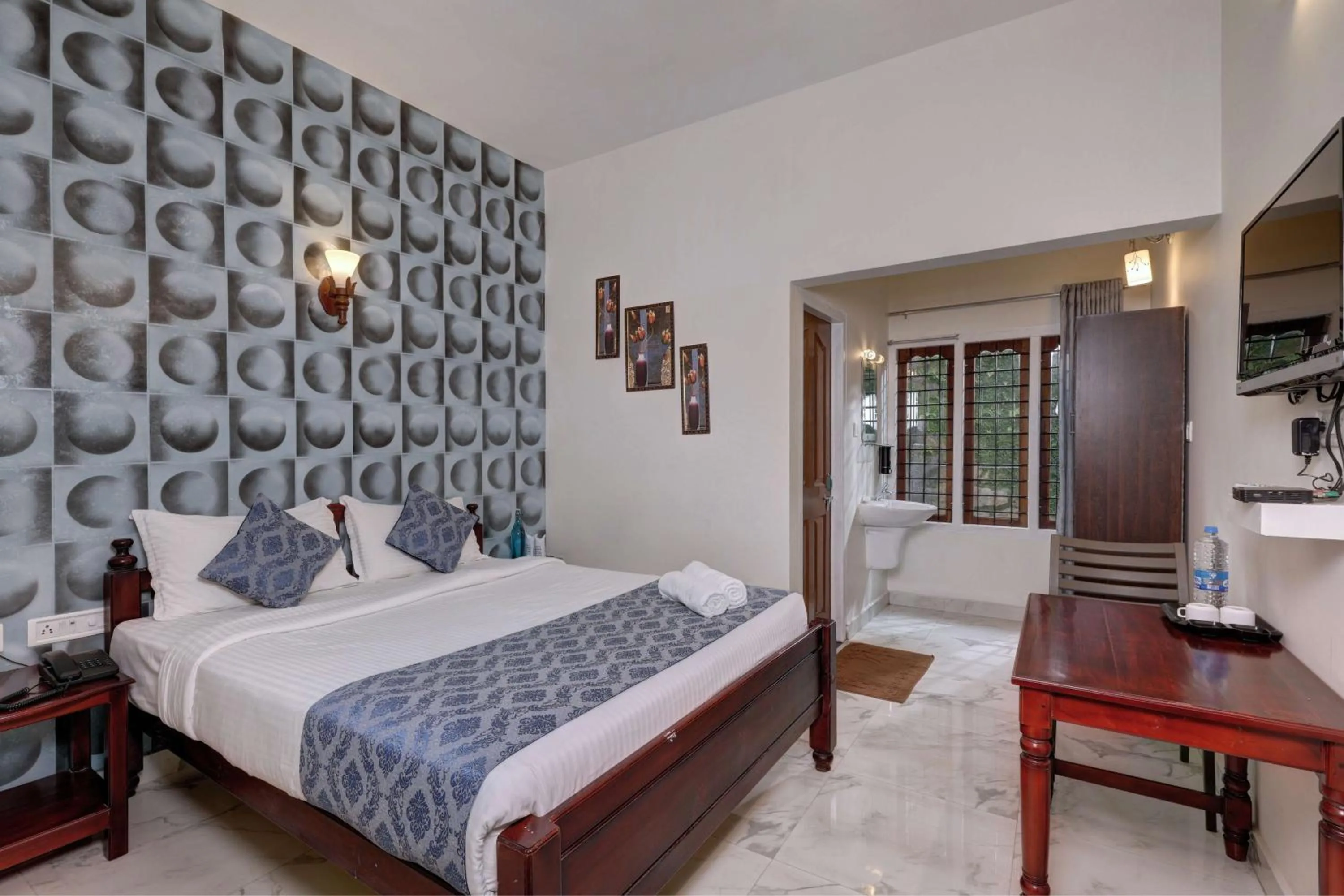 Bed in Kurinji Wanderlust Resort Munnar