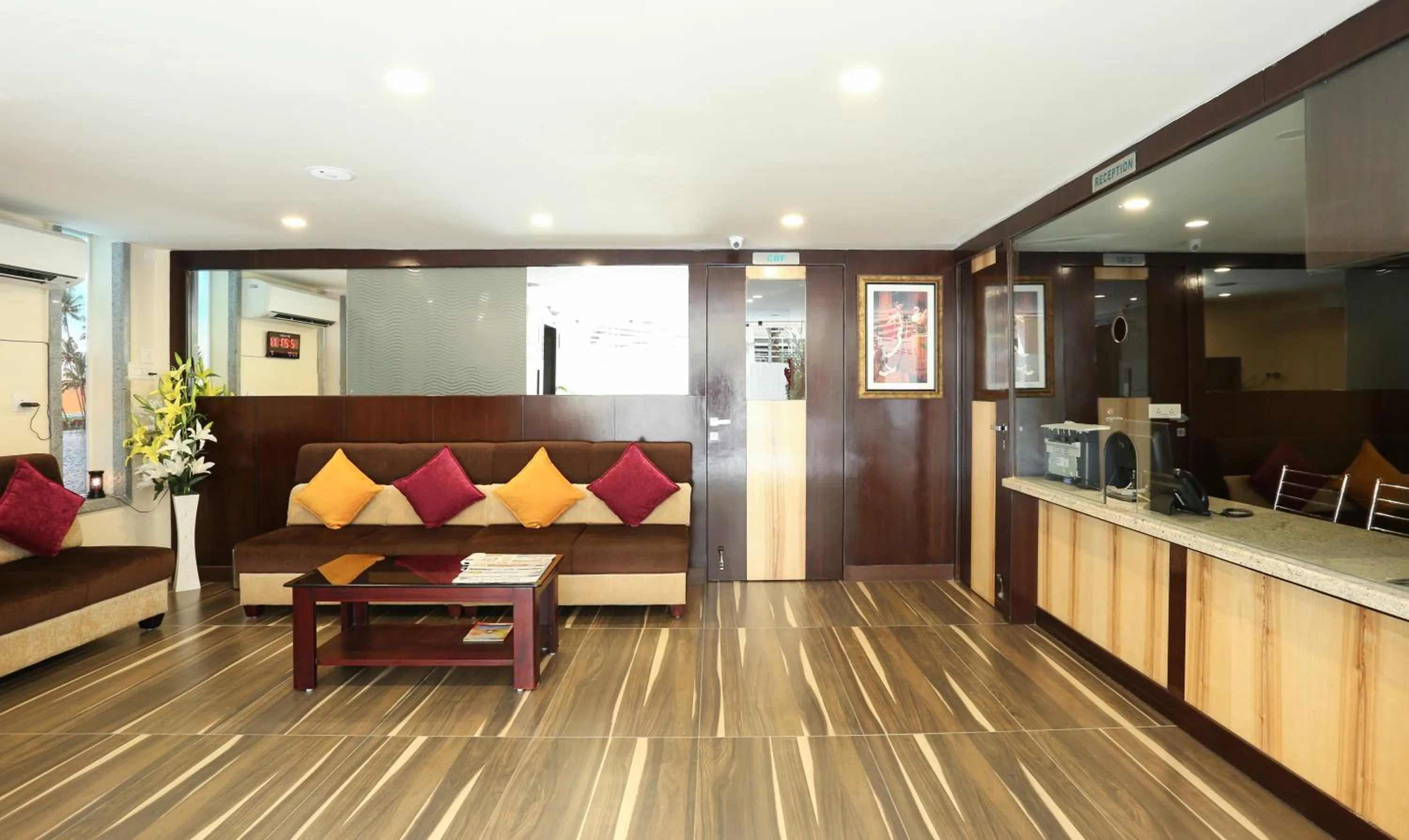 Seating area in Treebo C Plaza