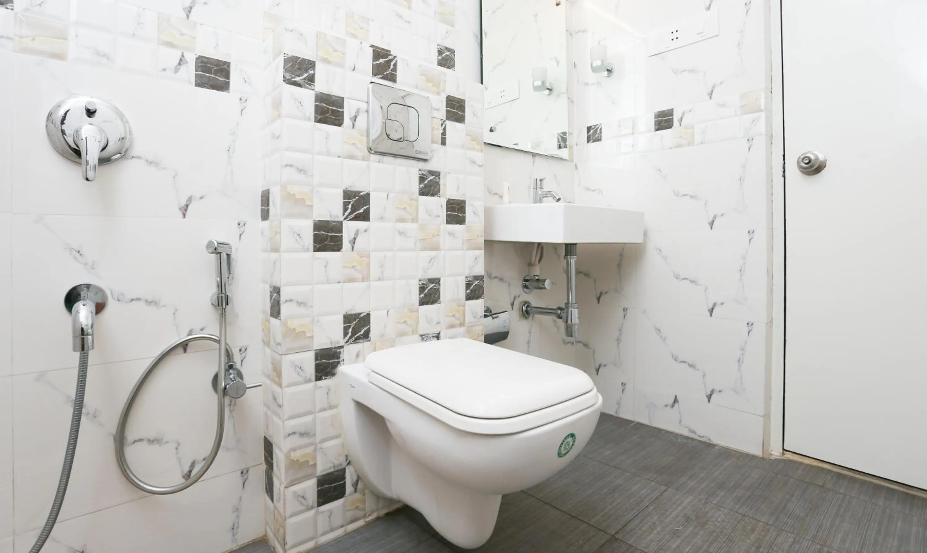 Toilet in Treebo C Plaza