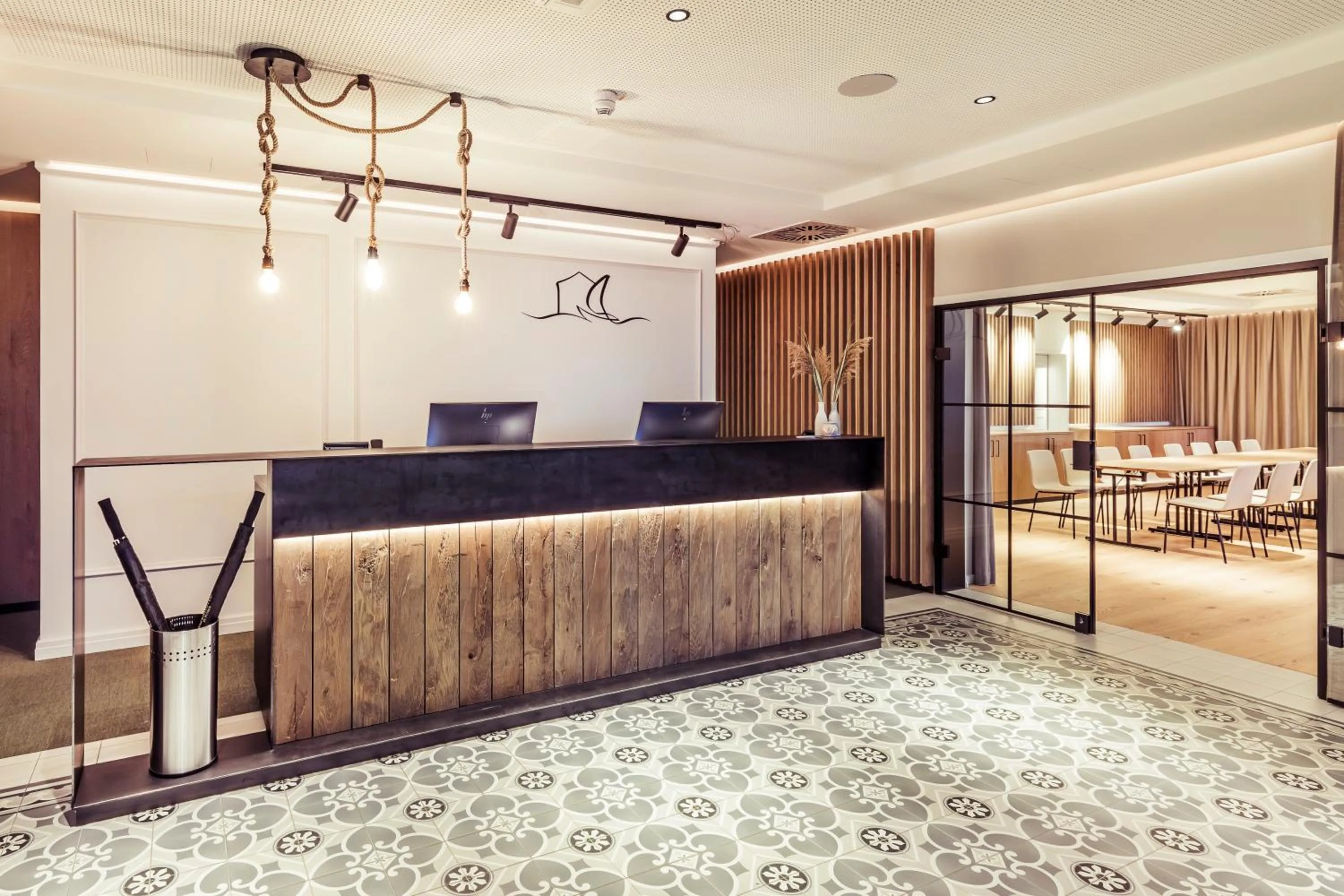 Lobby or reception in Hafenhotel zu Putbus