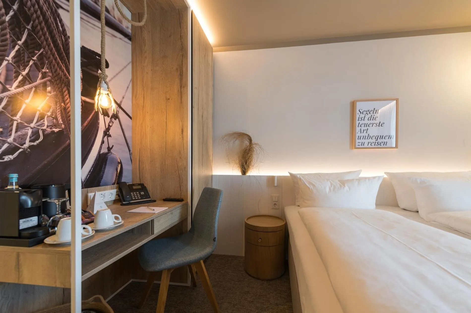 Bed in Hafenhotel zu Putbus