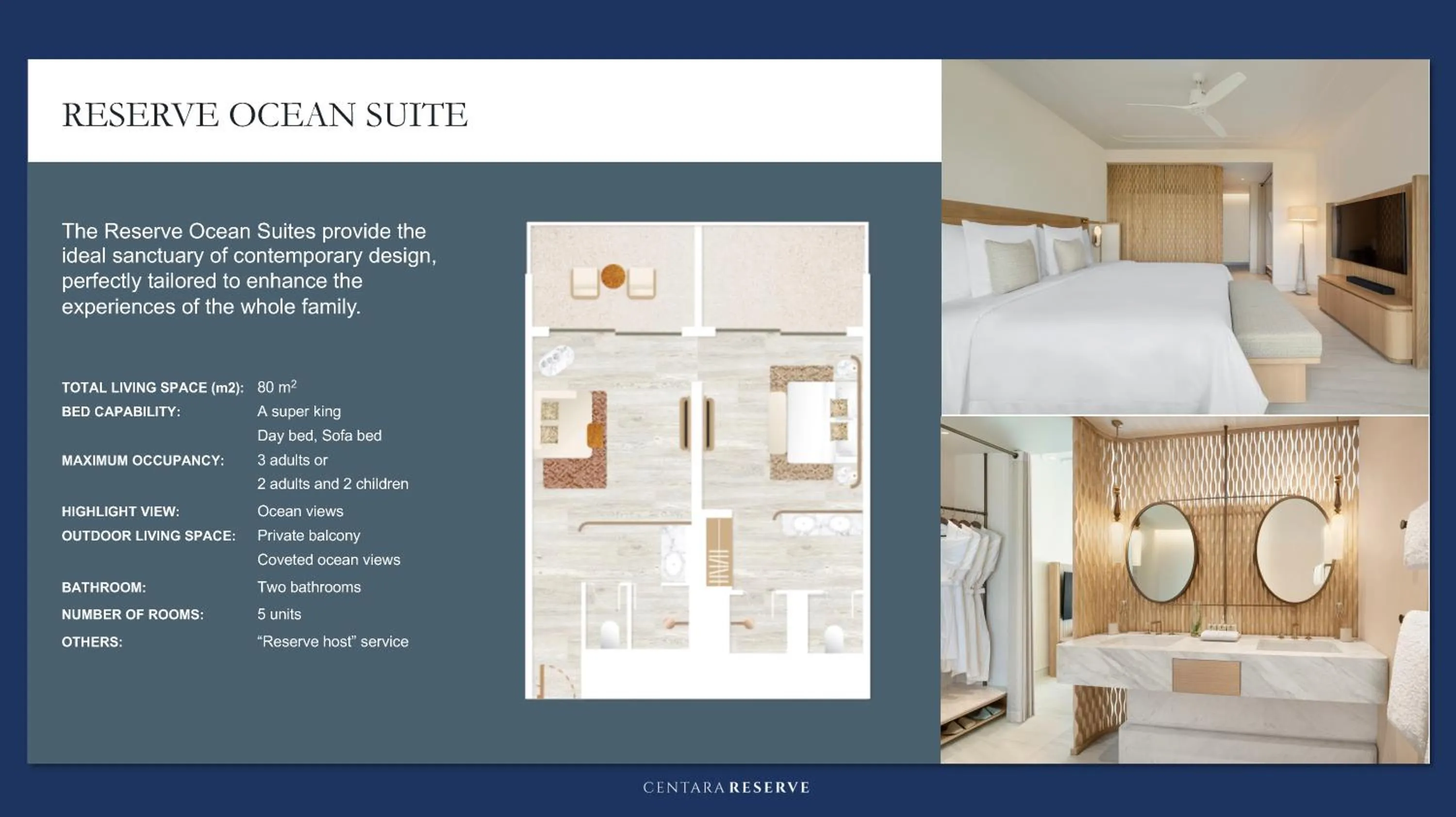 Floor plan in Centara Reserve Samui