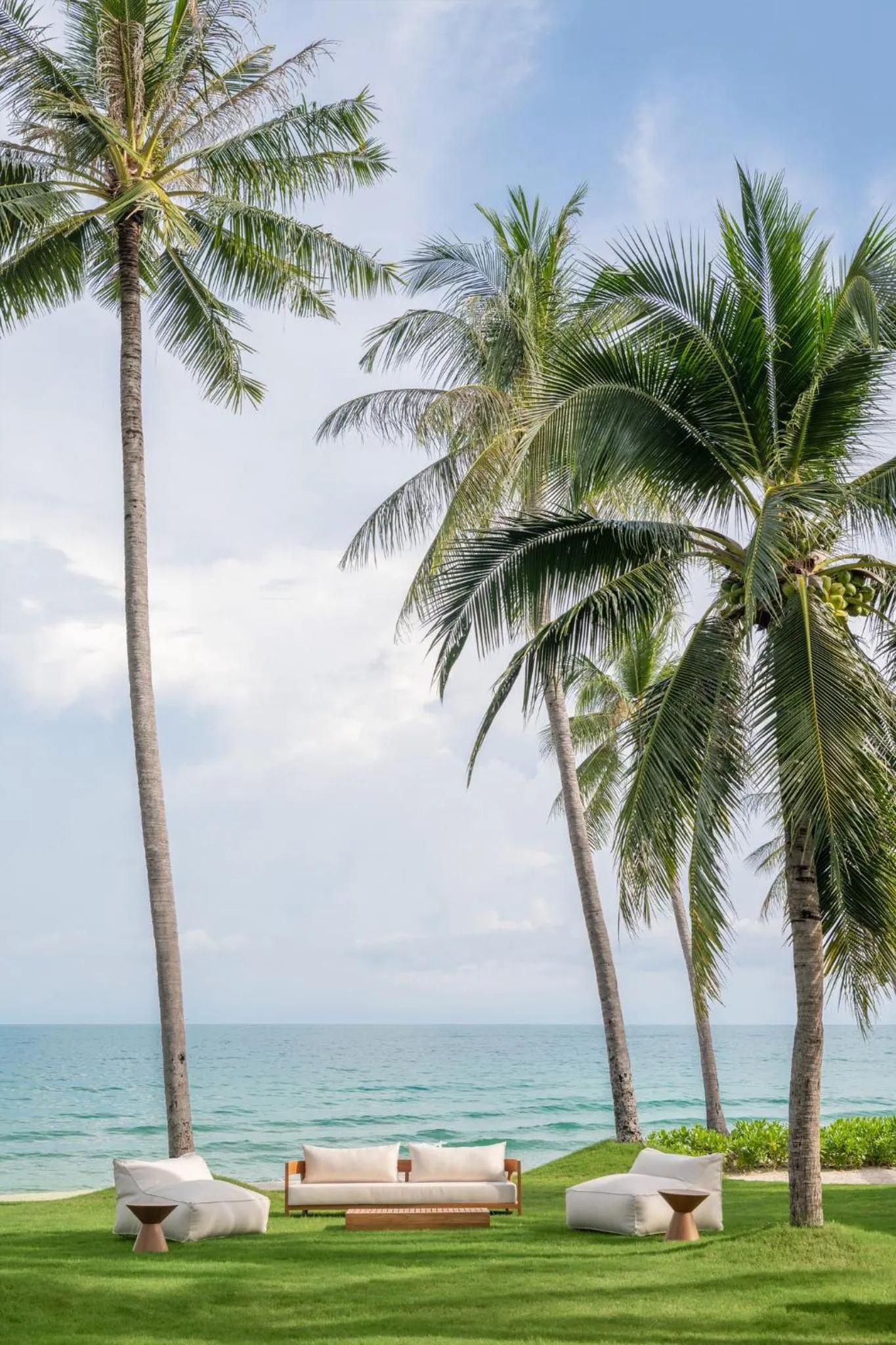 Inner courtyard view in Centara Reserve Samui