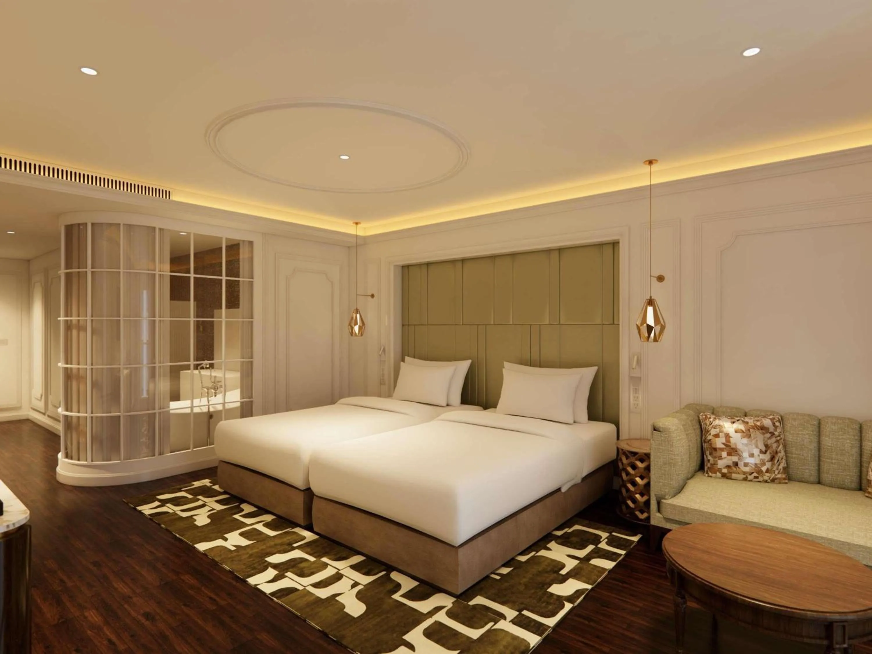Property building, Bed in Hotel de l'Opera Hanoi - MGallery