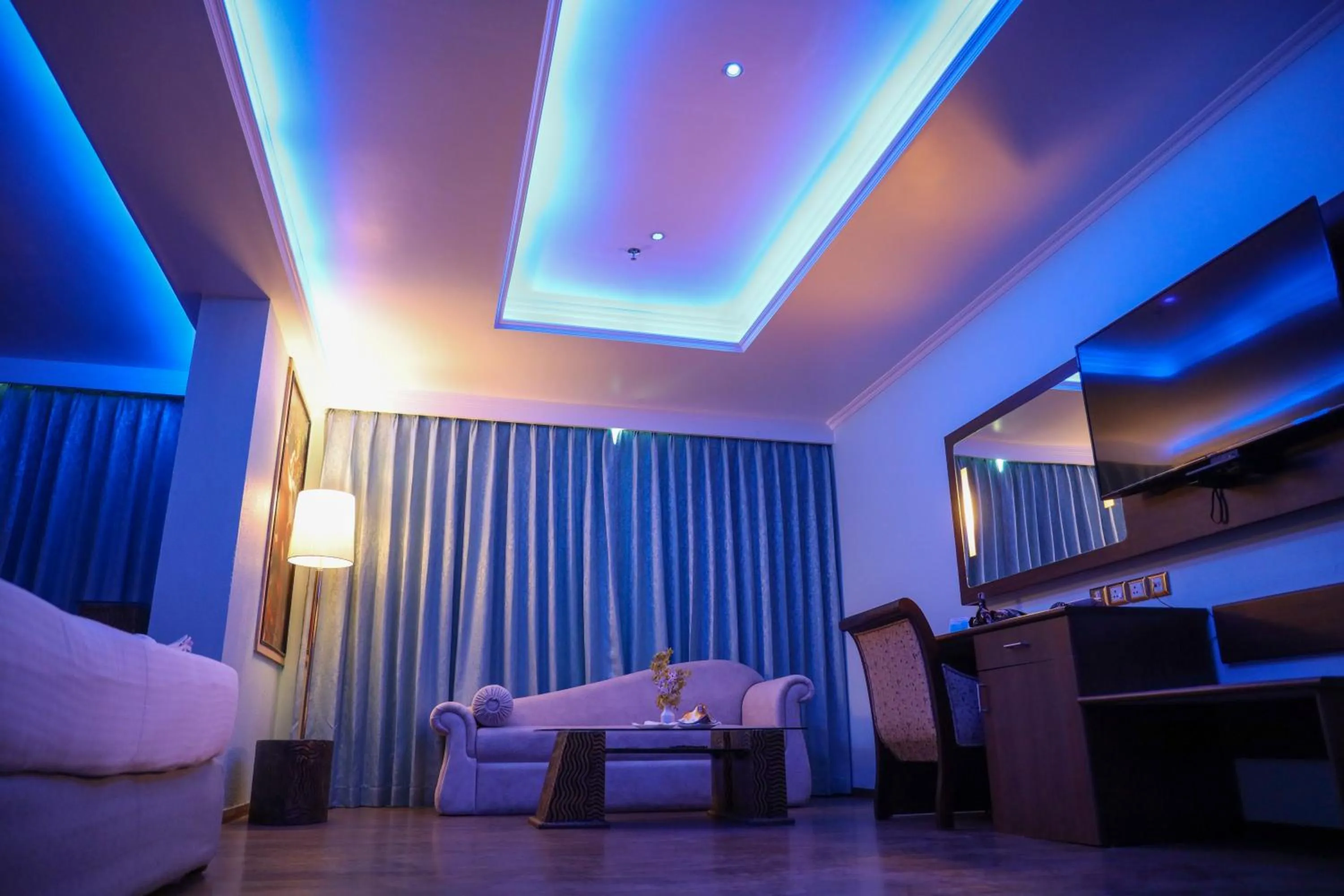 Seating area in The Quilon Beach Hotel and Convention Center