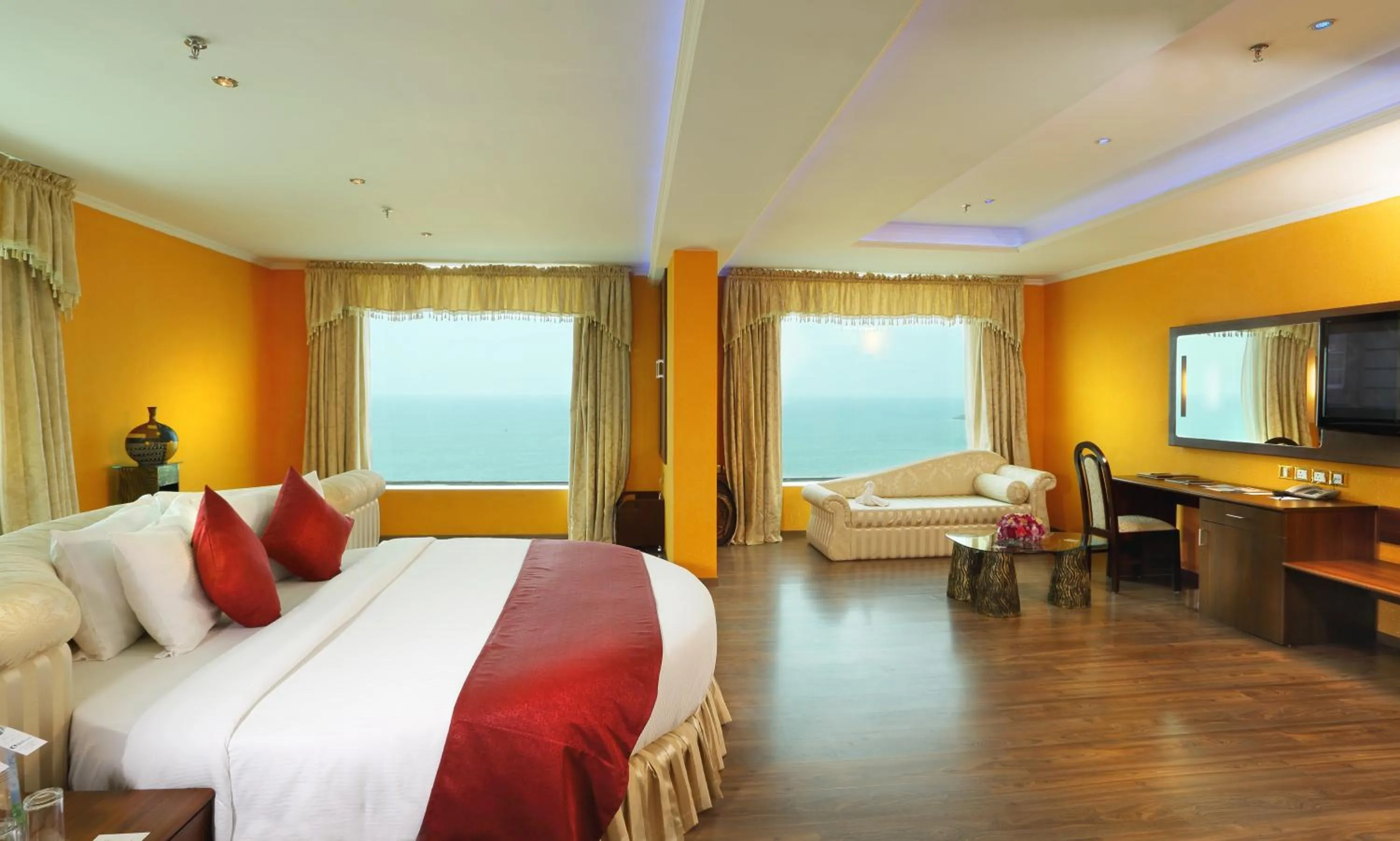 Bedroom, Bed in The Quilon Beach Hotel and Convention Center
