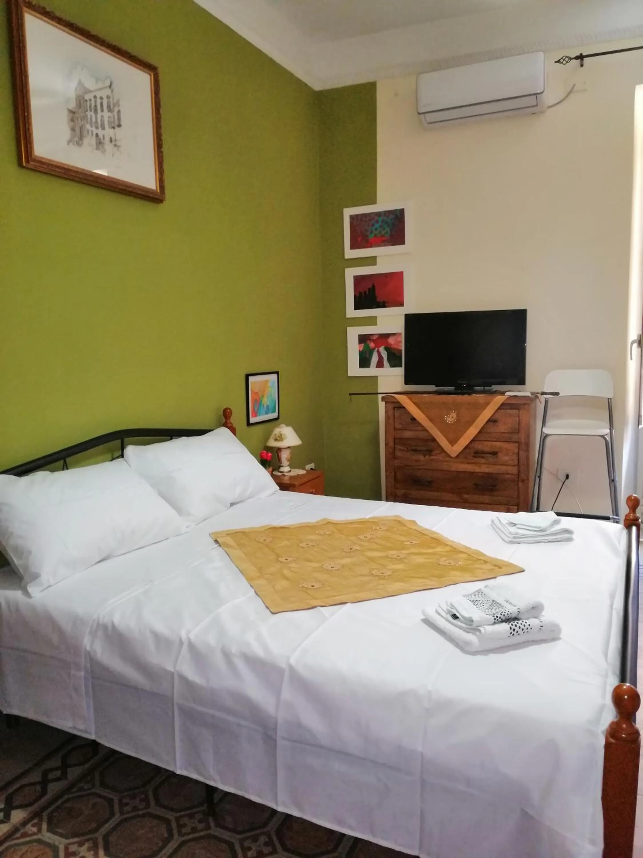 Bedroom, Bed in La casa del corso