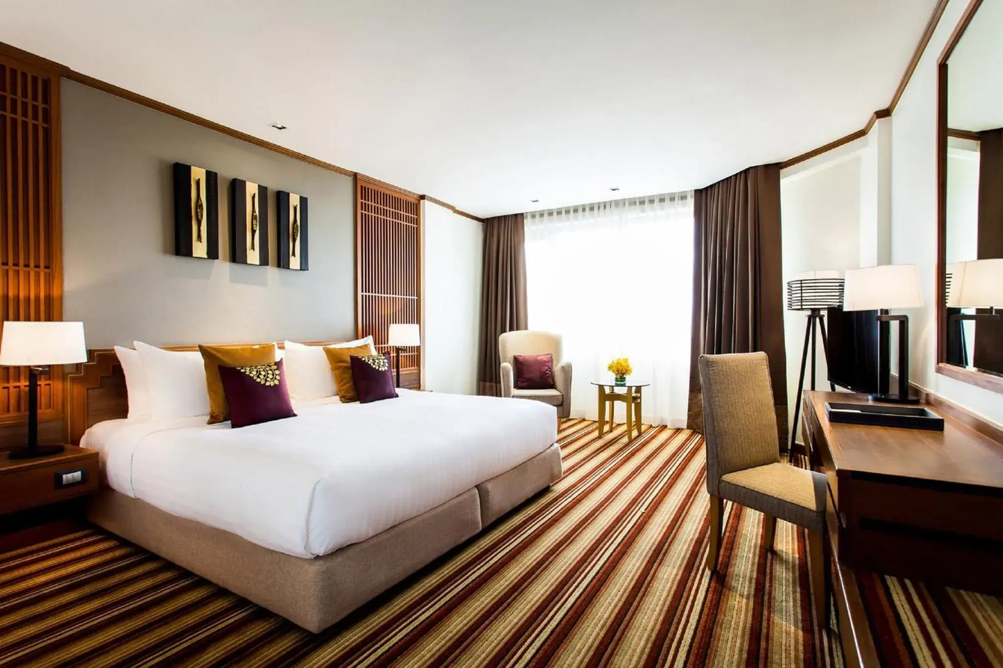 Deluxe King Room with City View in Amari Don Muang Airport Bangkok Deluxe King Room with City View in Amari Don Muang Airport Bangkok