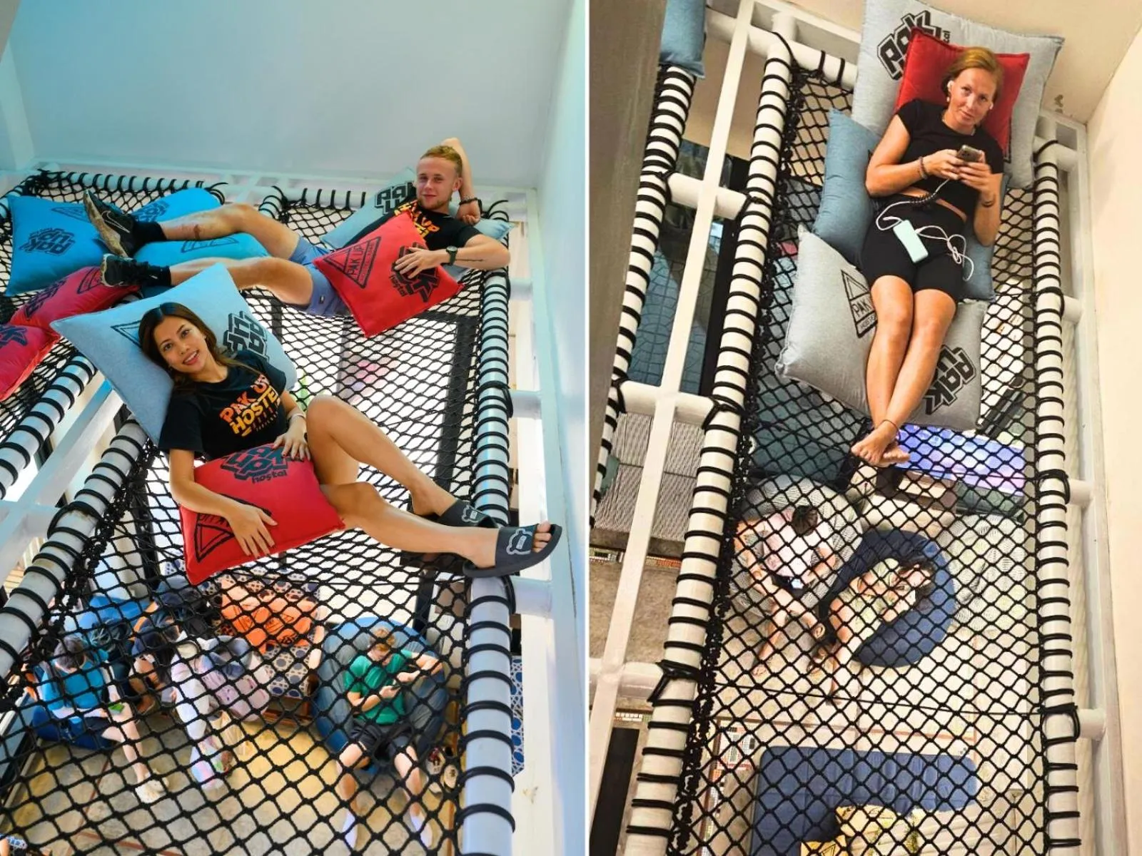 Seating area in Pak-Up Hostel