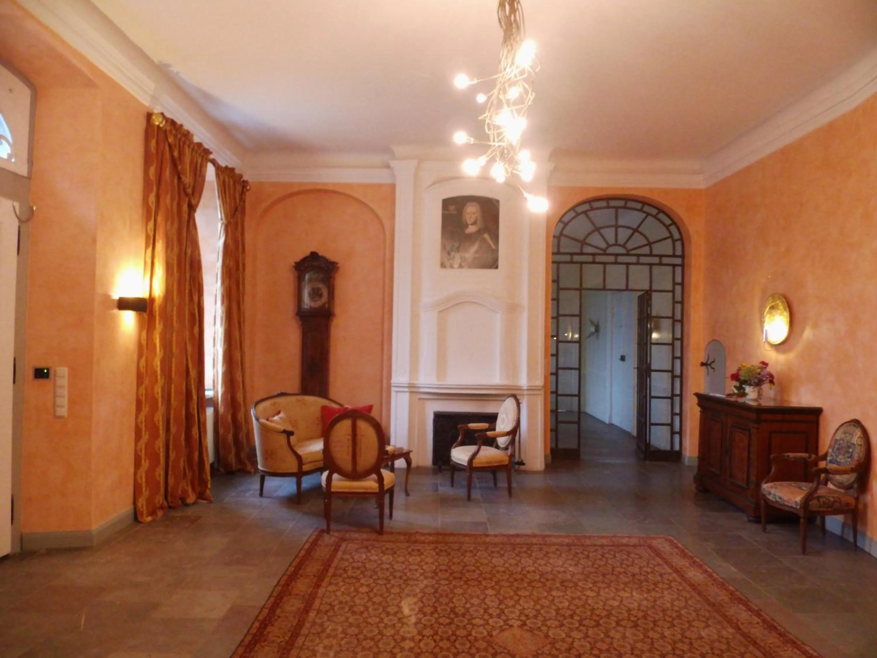 Lobby or reception in Herrenhaus Borghorst