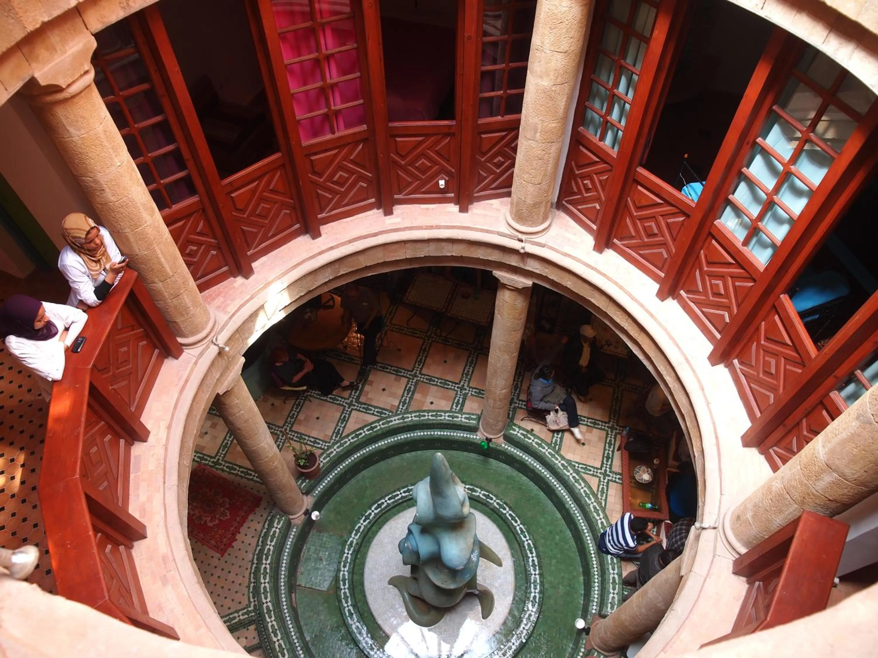 Decorative detail in Riad Al khansaa