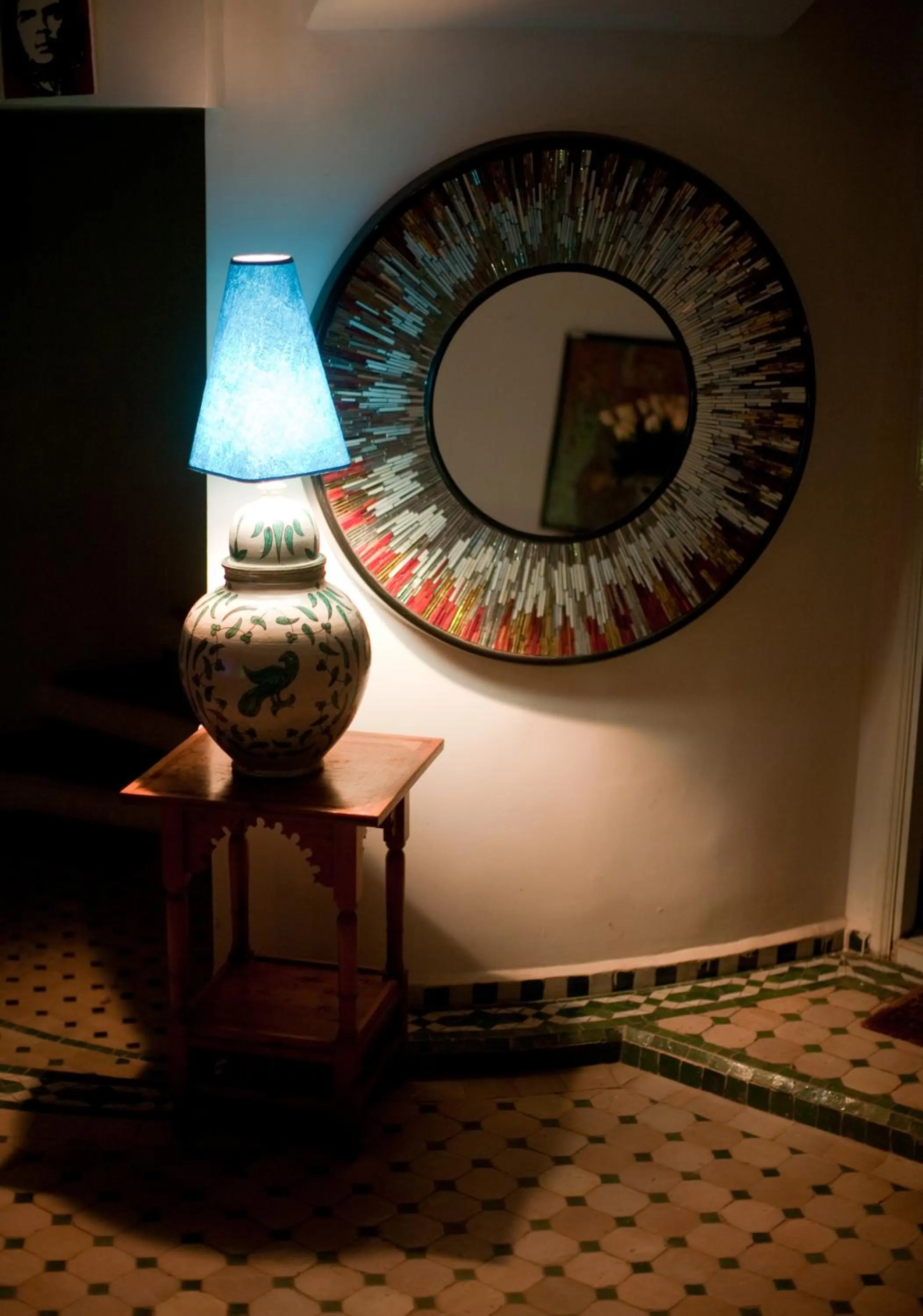 Decorative detail in Riad Al khansaa