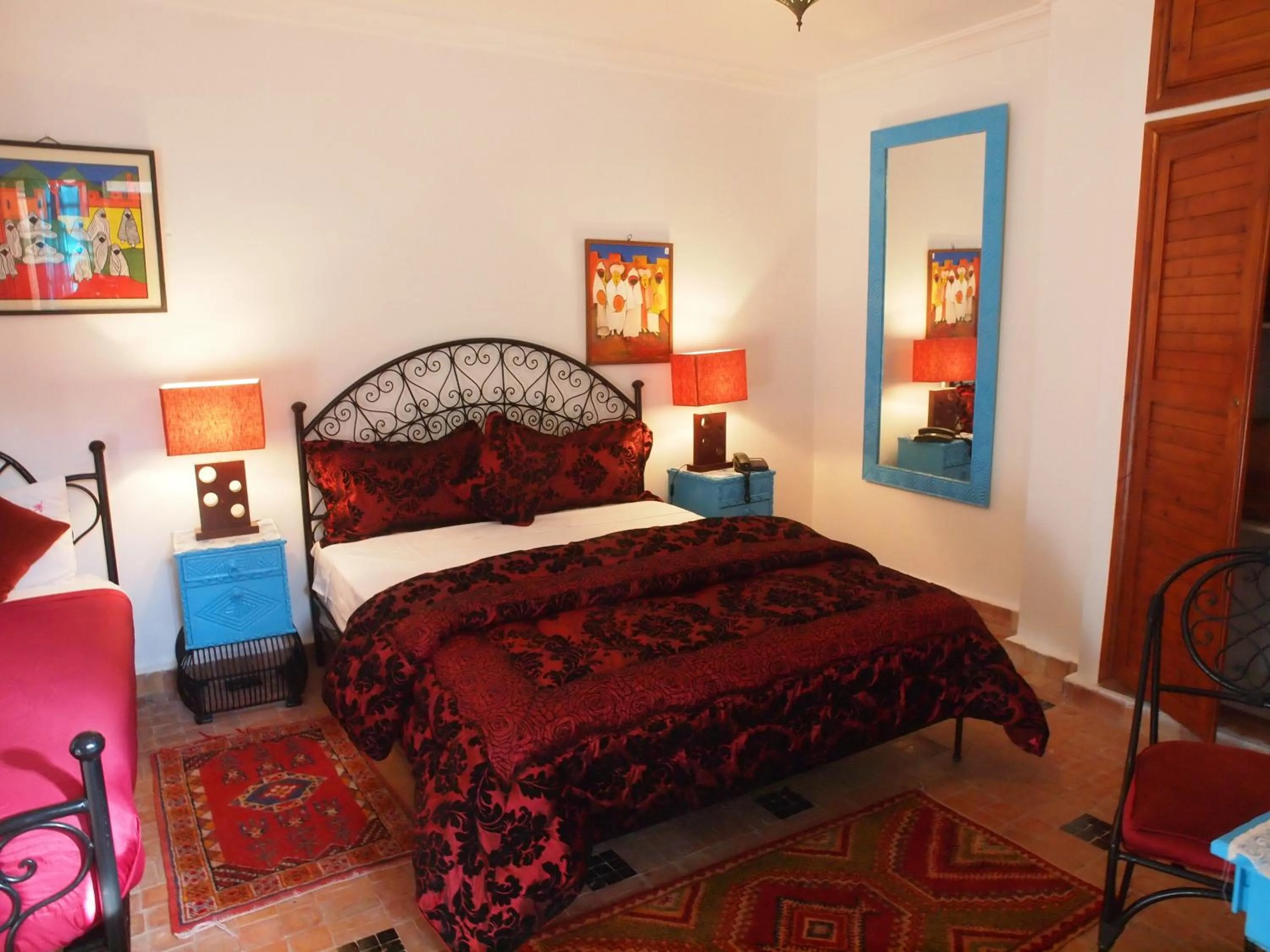 Bedroom, Bed in Riad Al khansaa