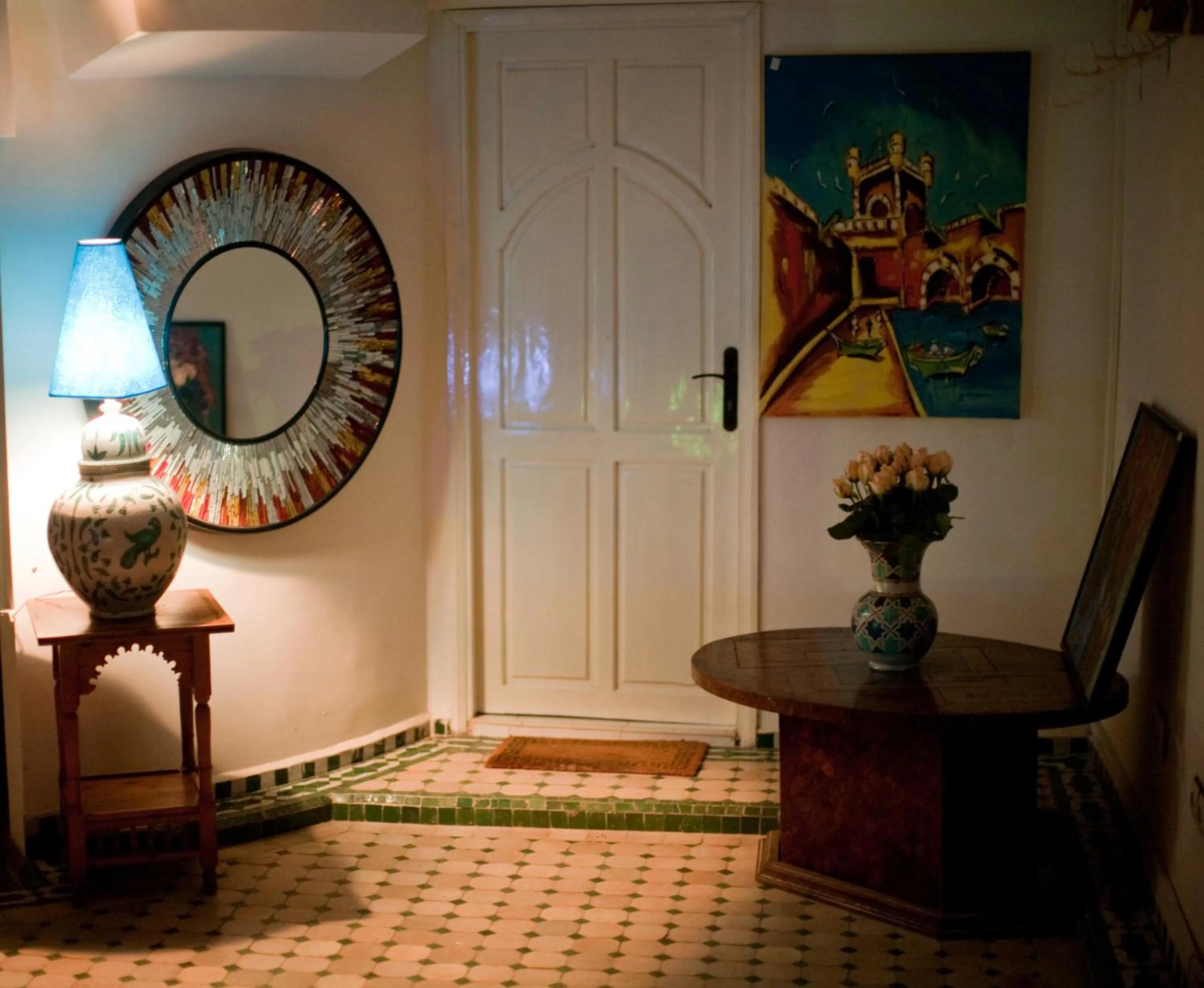 Decorative detail in Riad Al khansaa