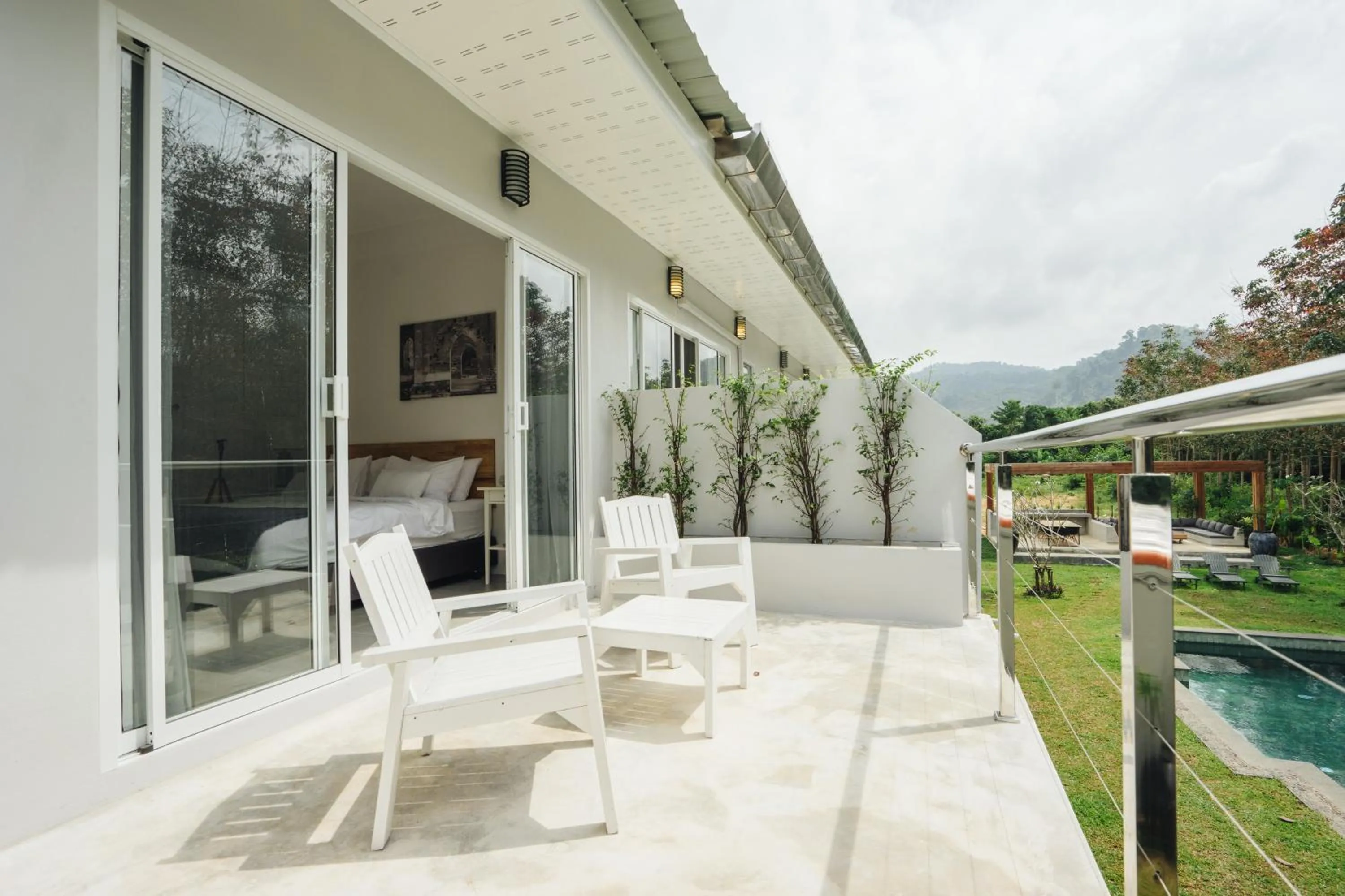 Garden view in Isara Khao Lak