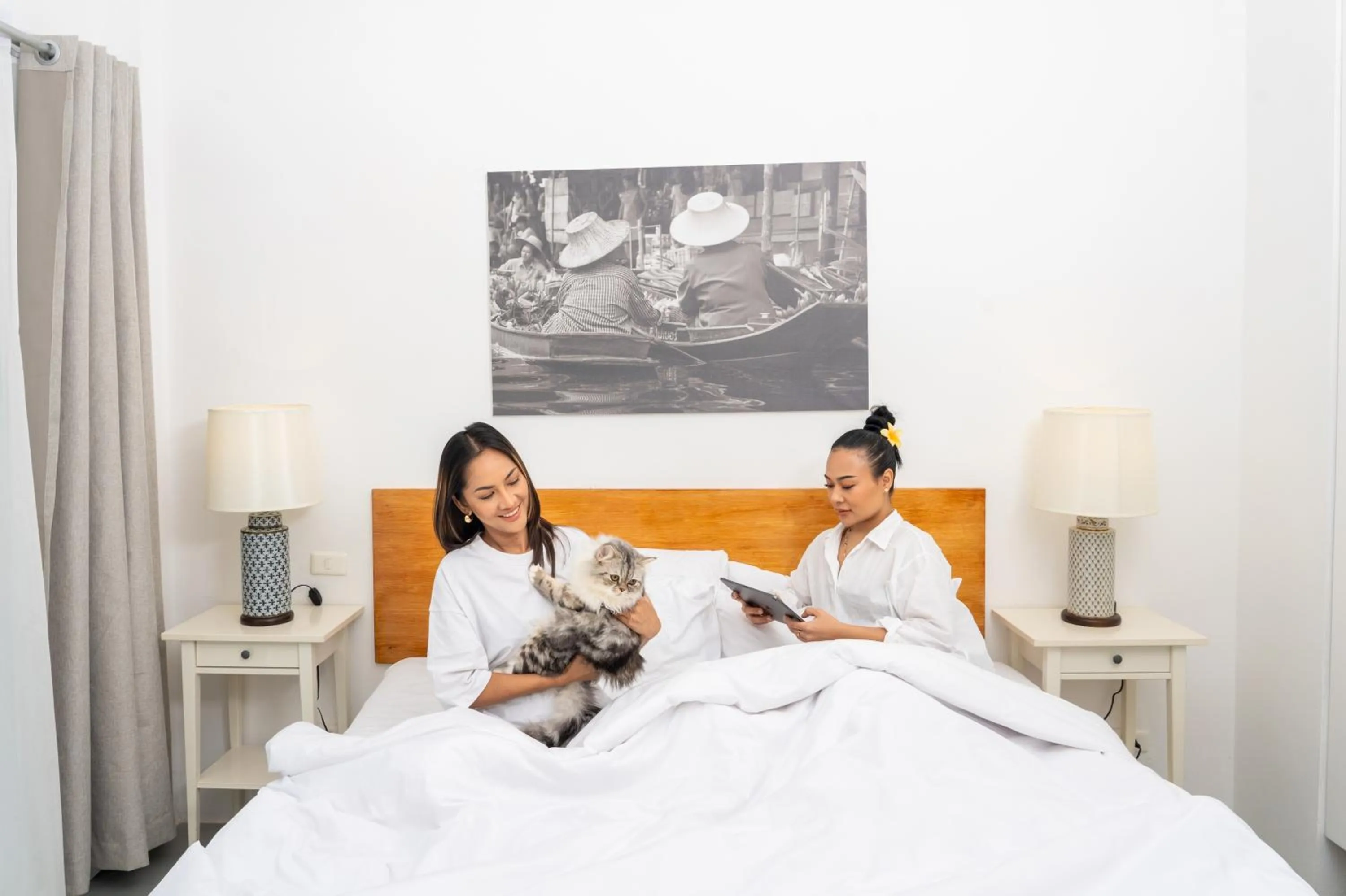 pet friendly, Bed in Isara Khao Lak