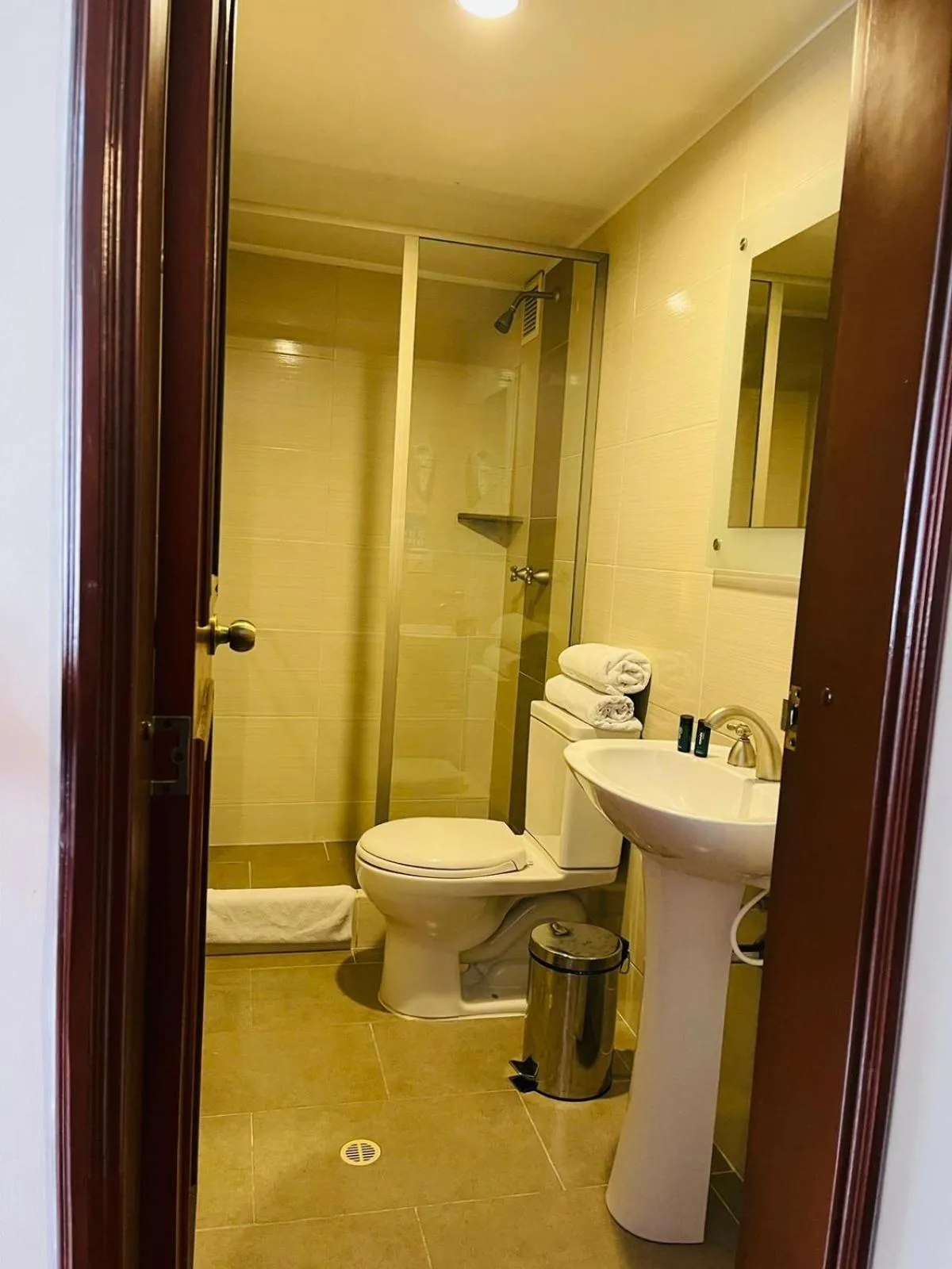 Shower in Hotel La Sabana