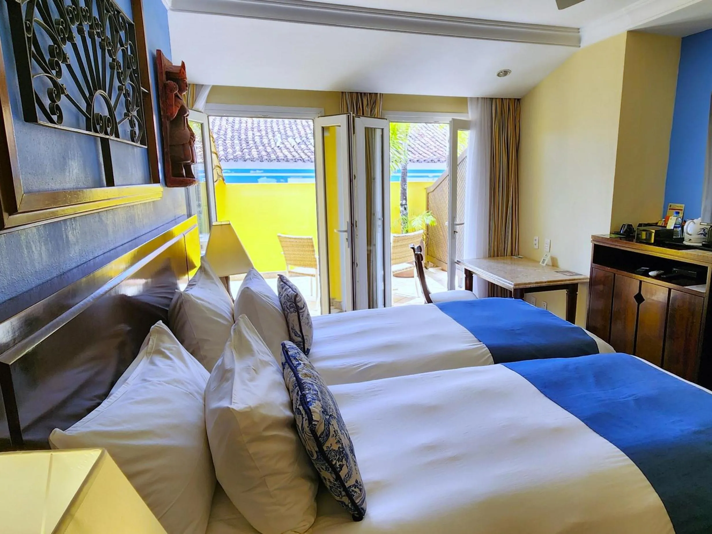 Bed in Hotel Casa do Amarelindo