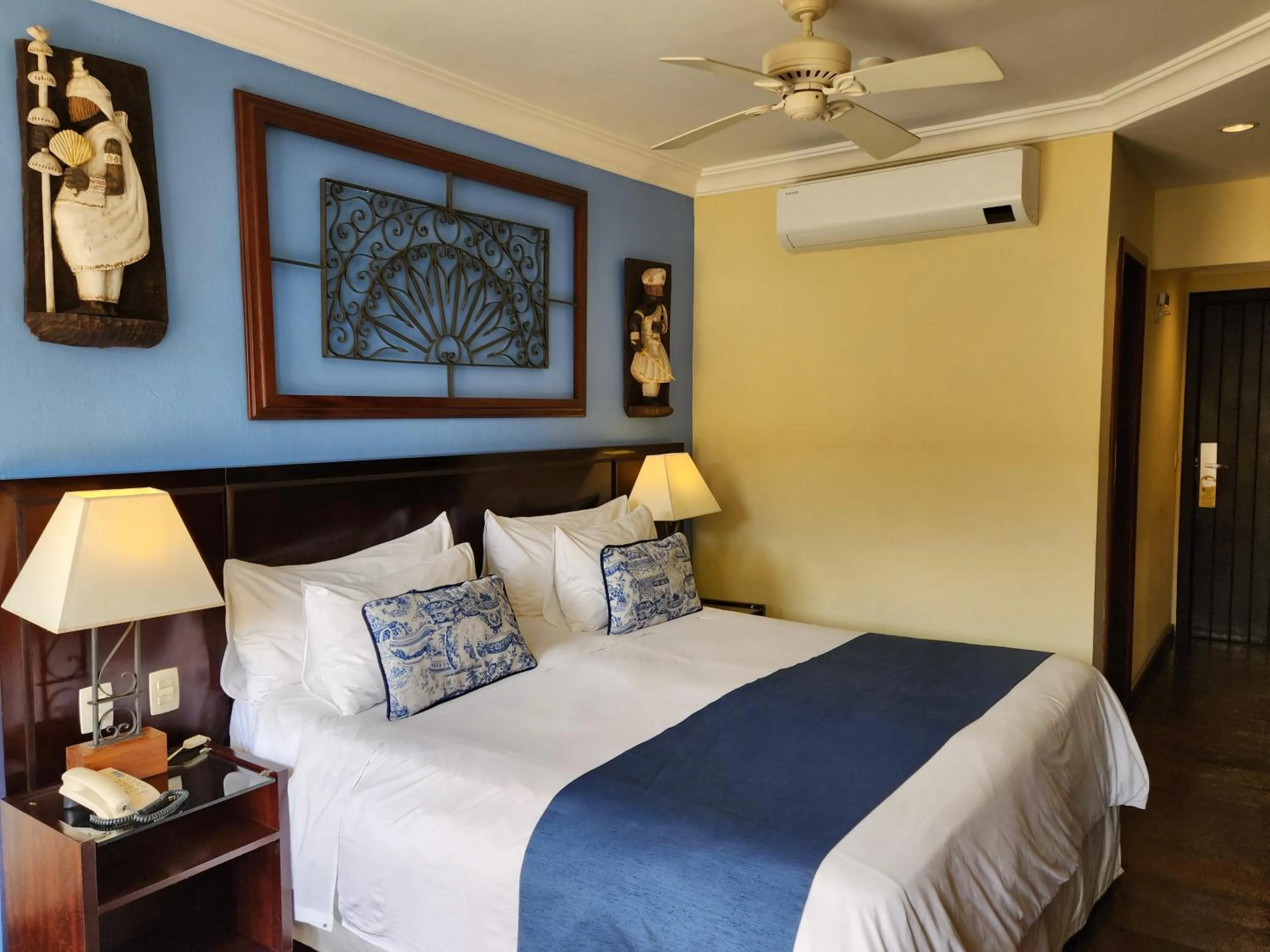 Bed in Hotel Casa do Amarelindo