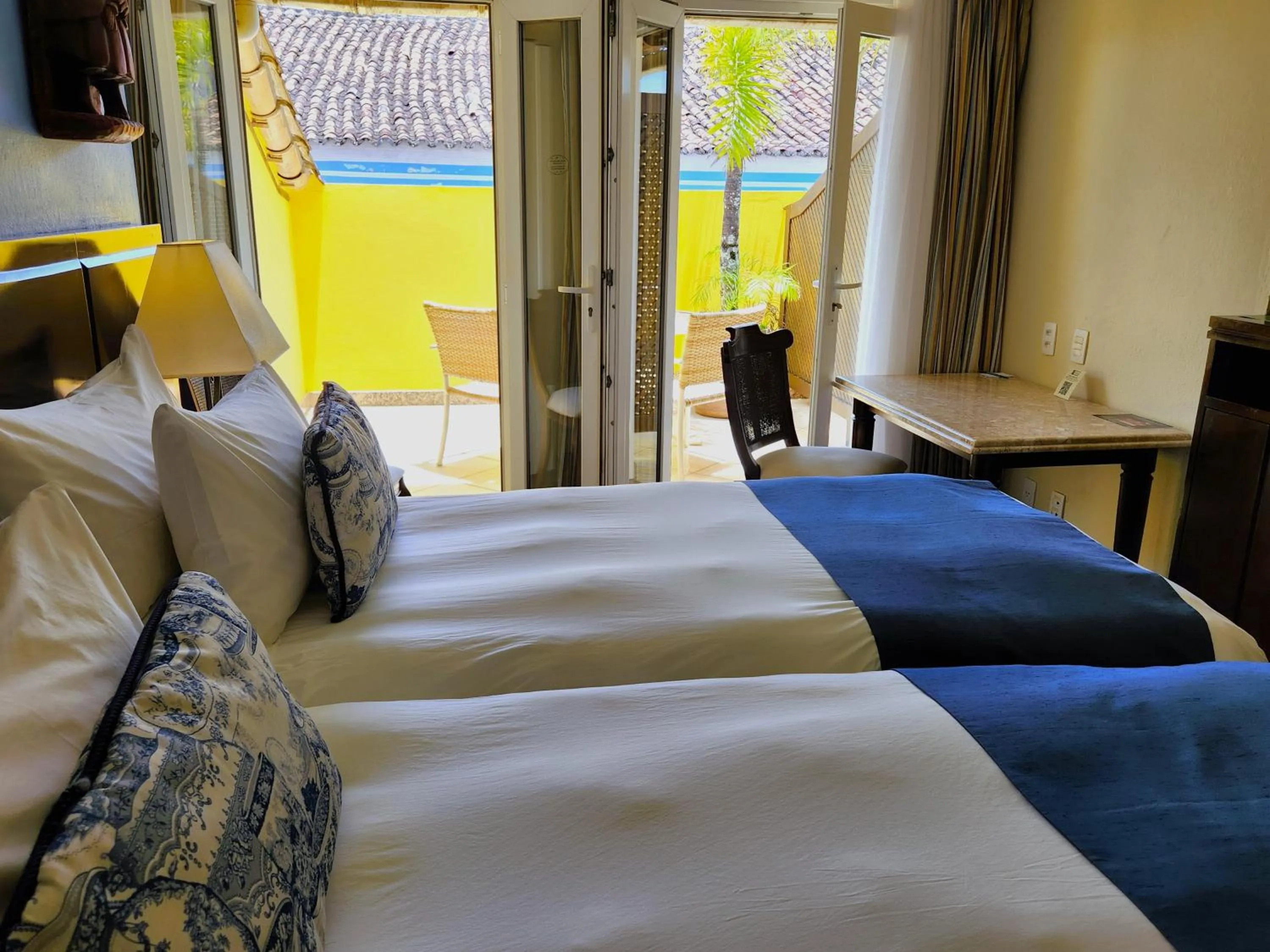 Bed in Hotel Casa do Amarelindo