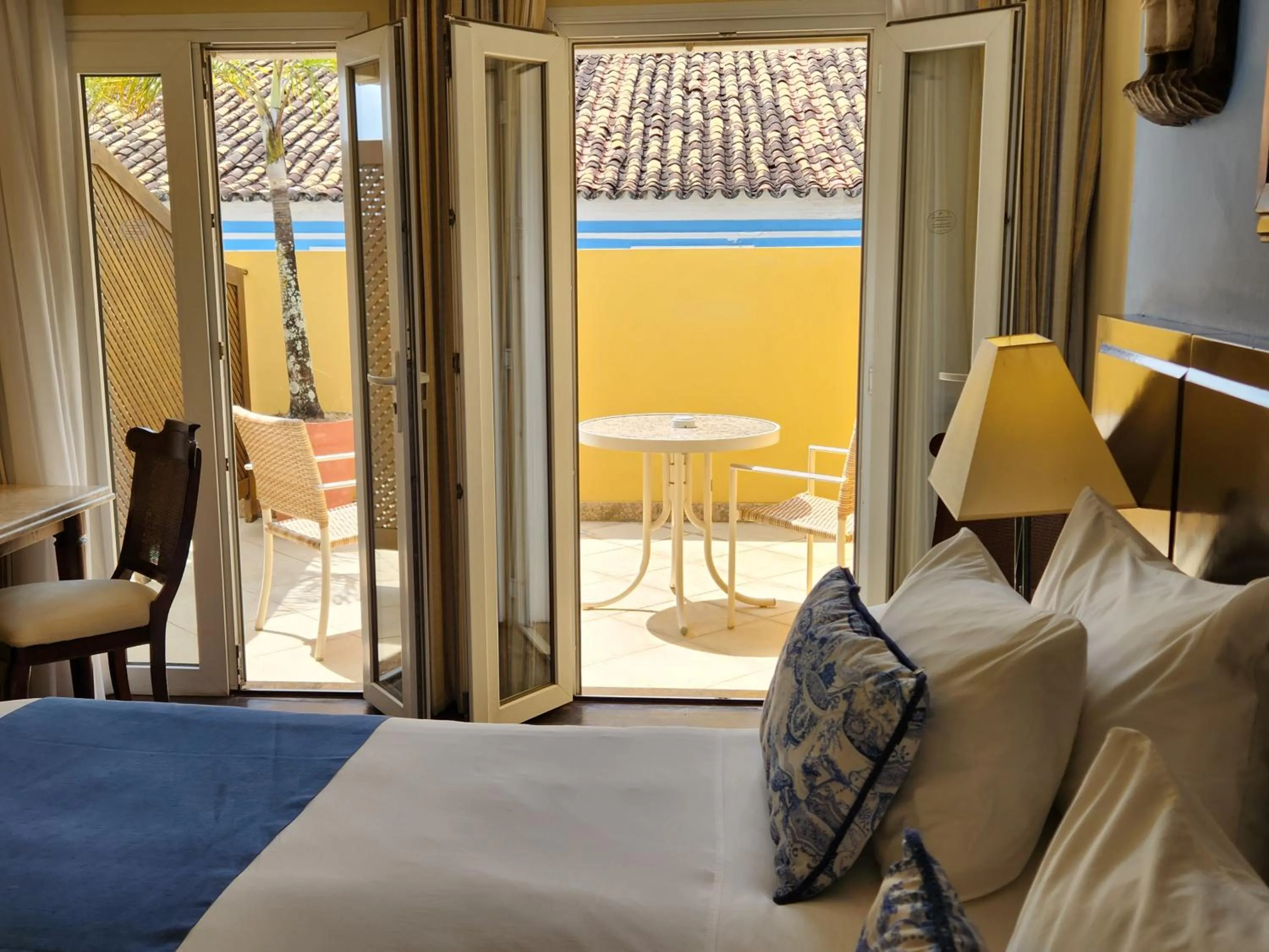 Bed in Hotel Casa do Amarelindo