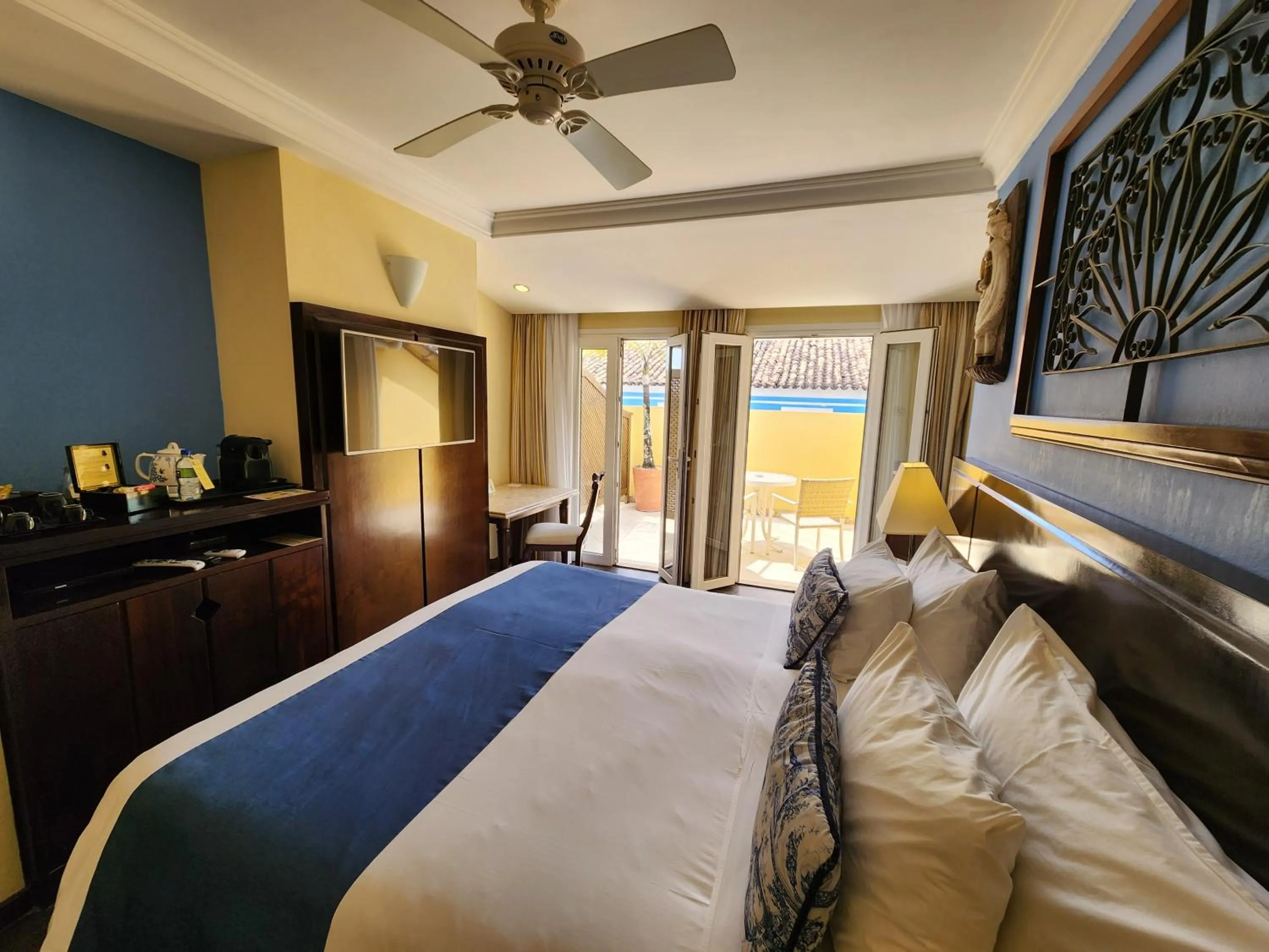 Bed in Hotel Casa do Amarelindo