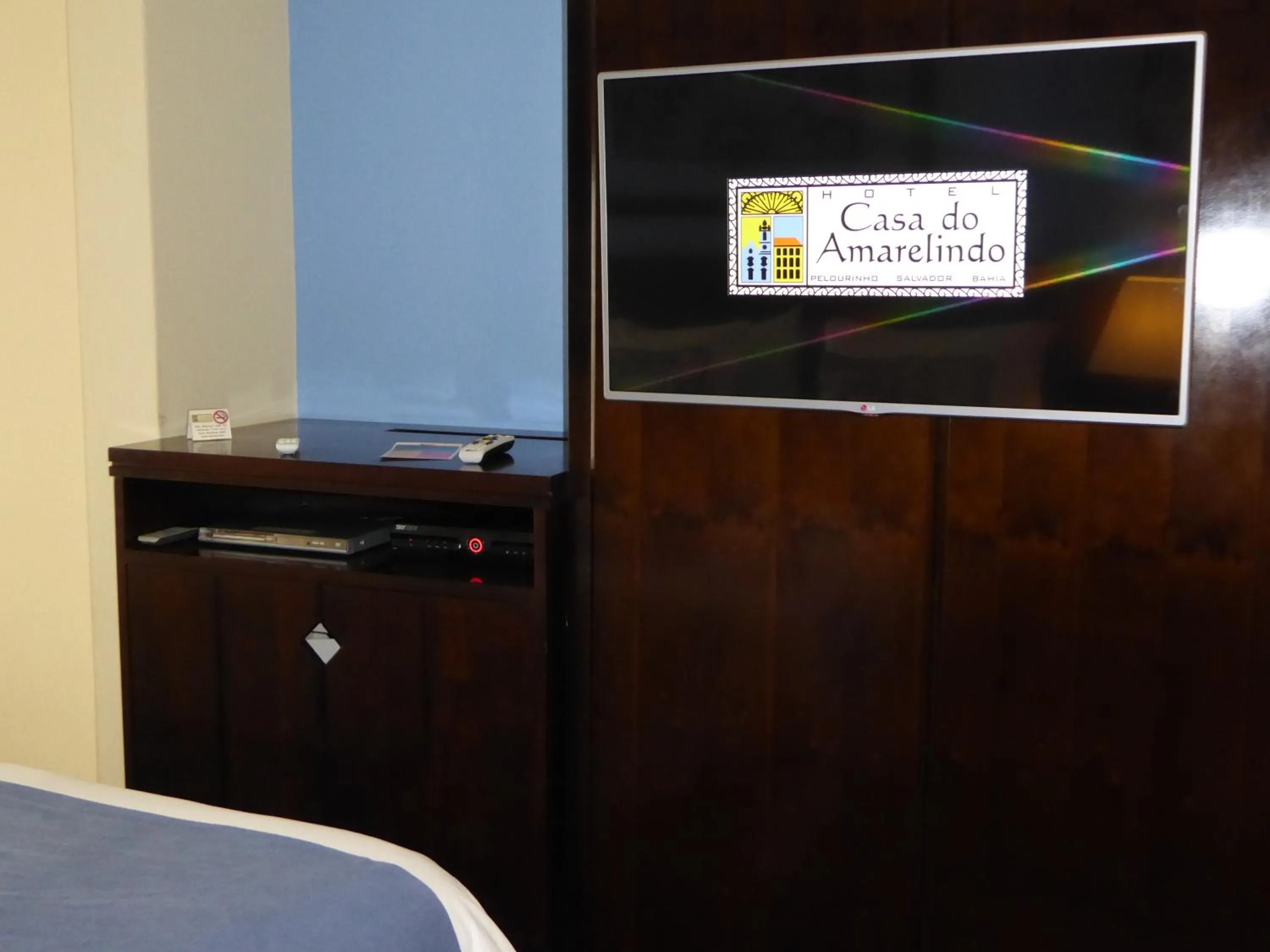 TV and multimedia, Bed in Hotel Casa do Amarelindo