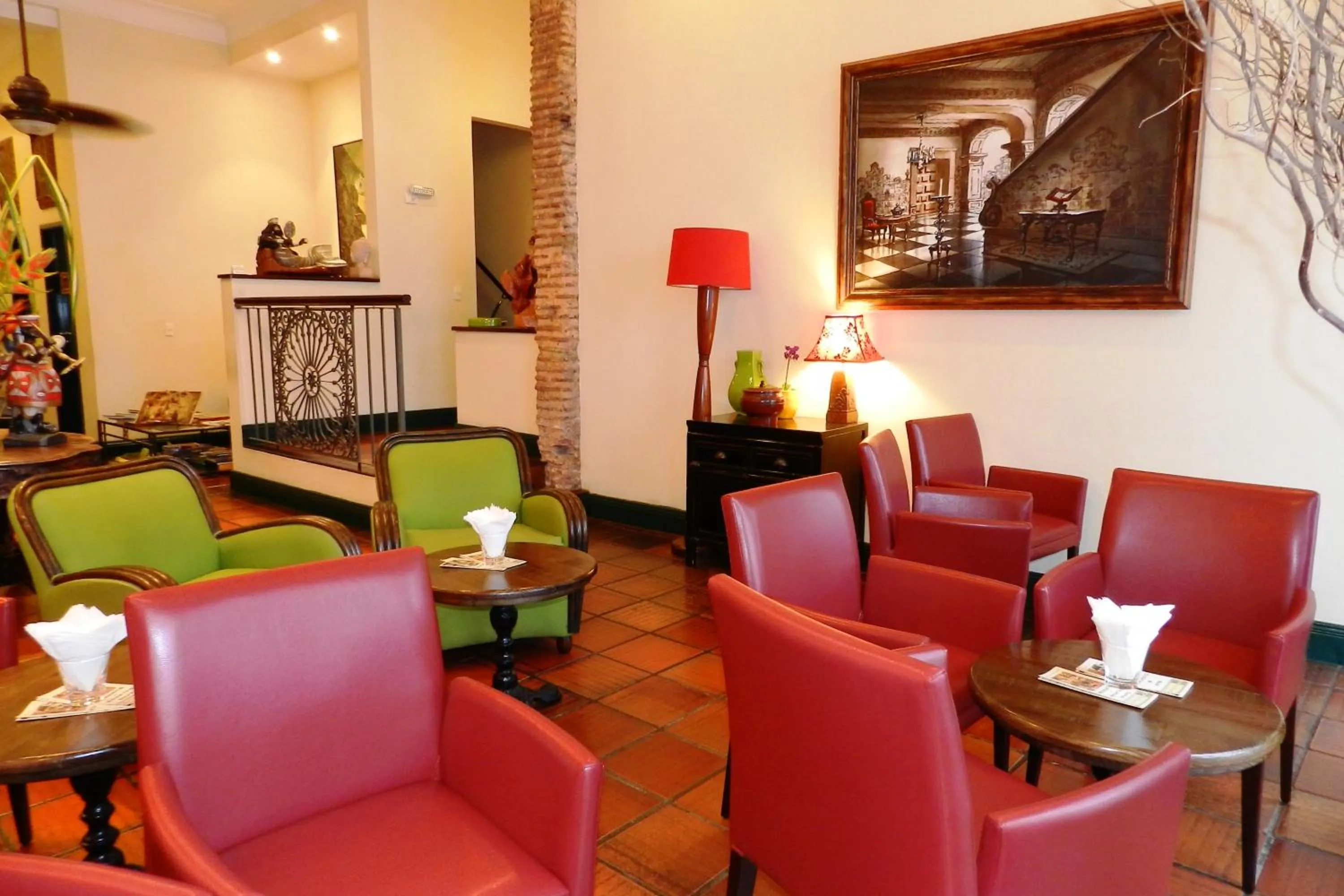 Lobby or reception in Hotel Casa do Amarelindo