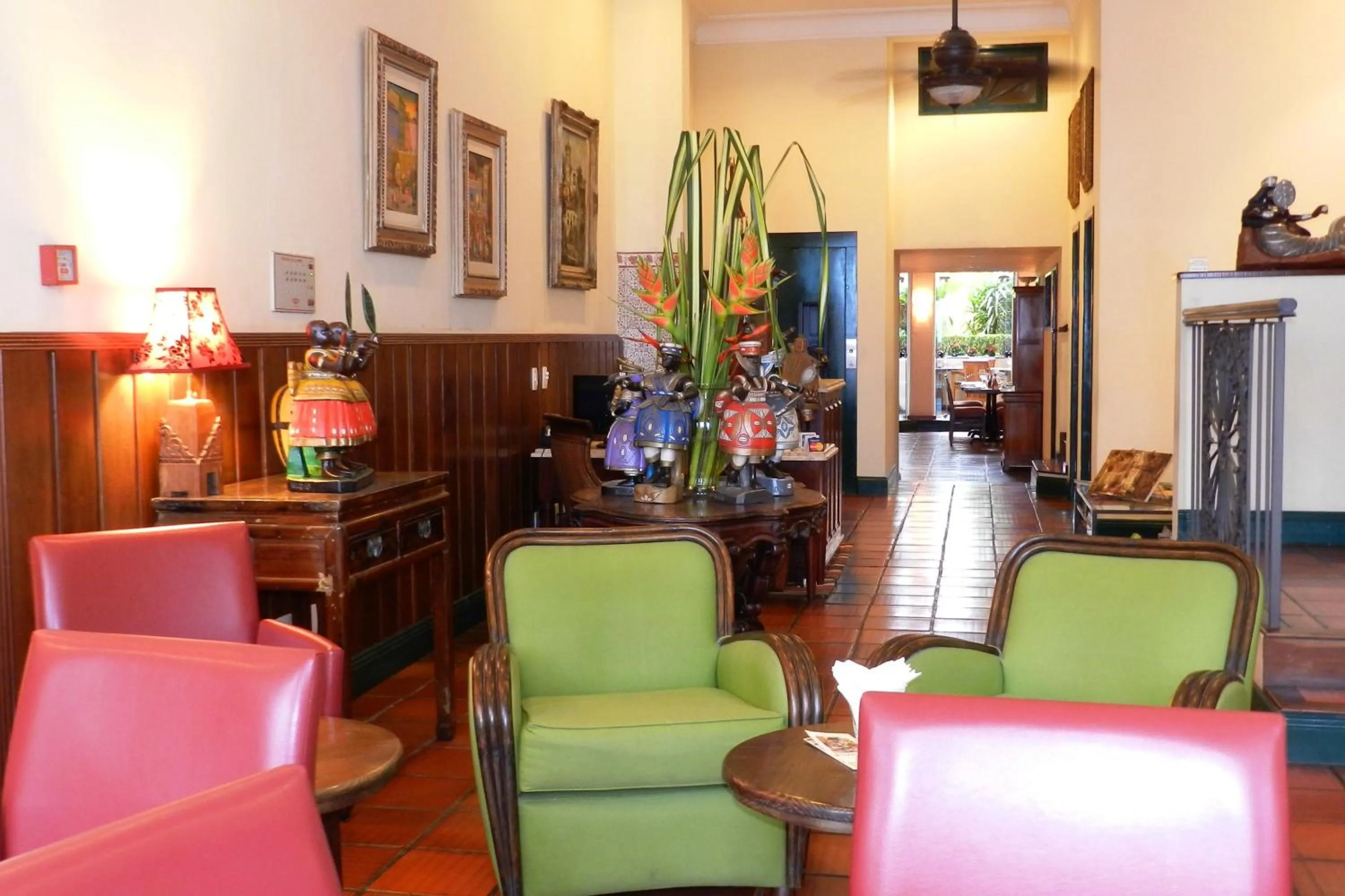 Lobby or reception in Hotel Casa do Amarelindo