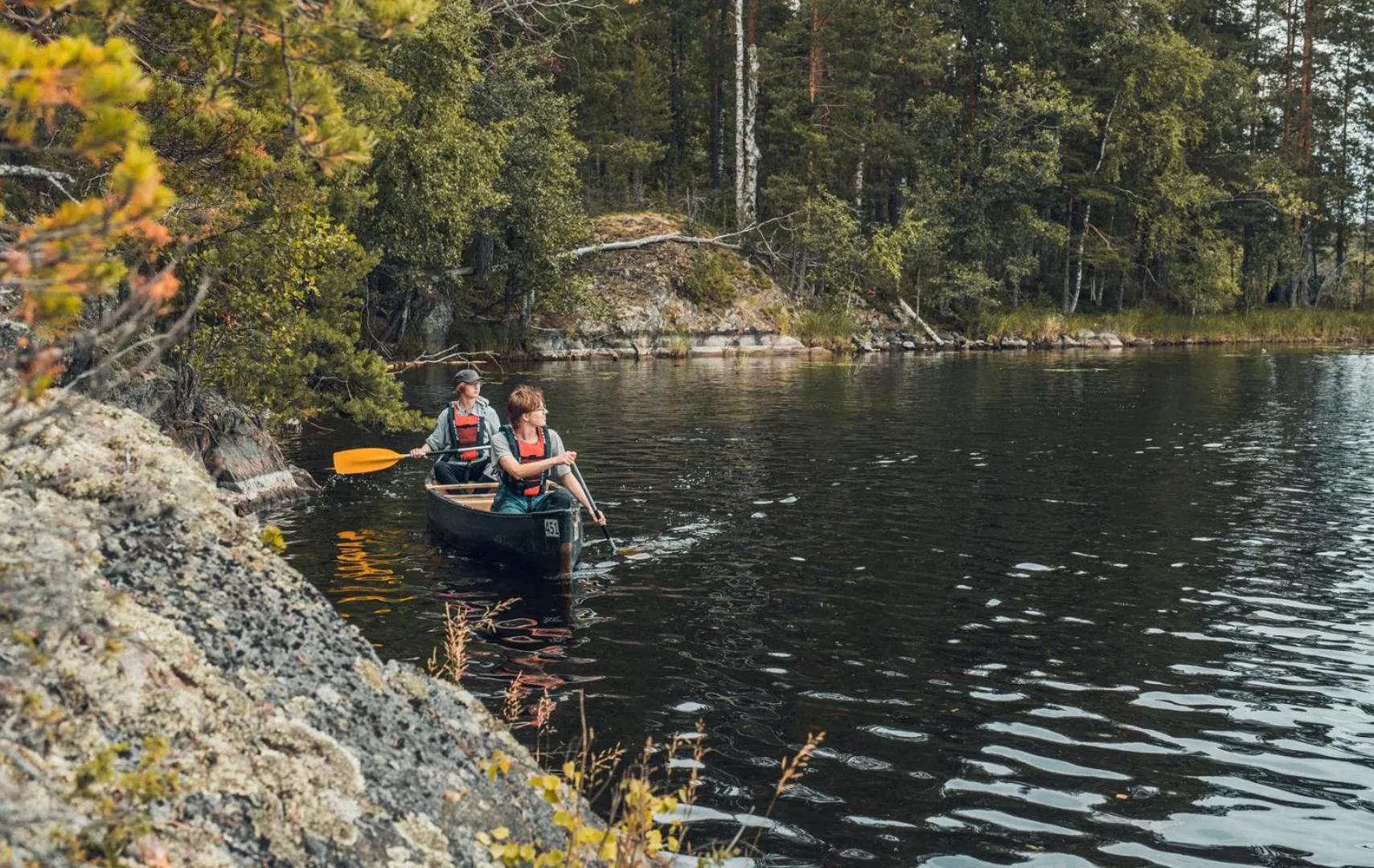 Canoeing in Oravi Apartments