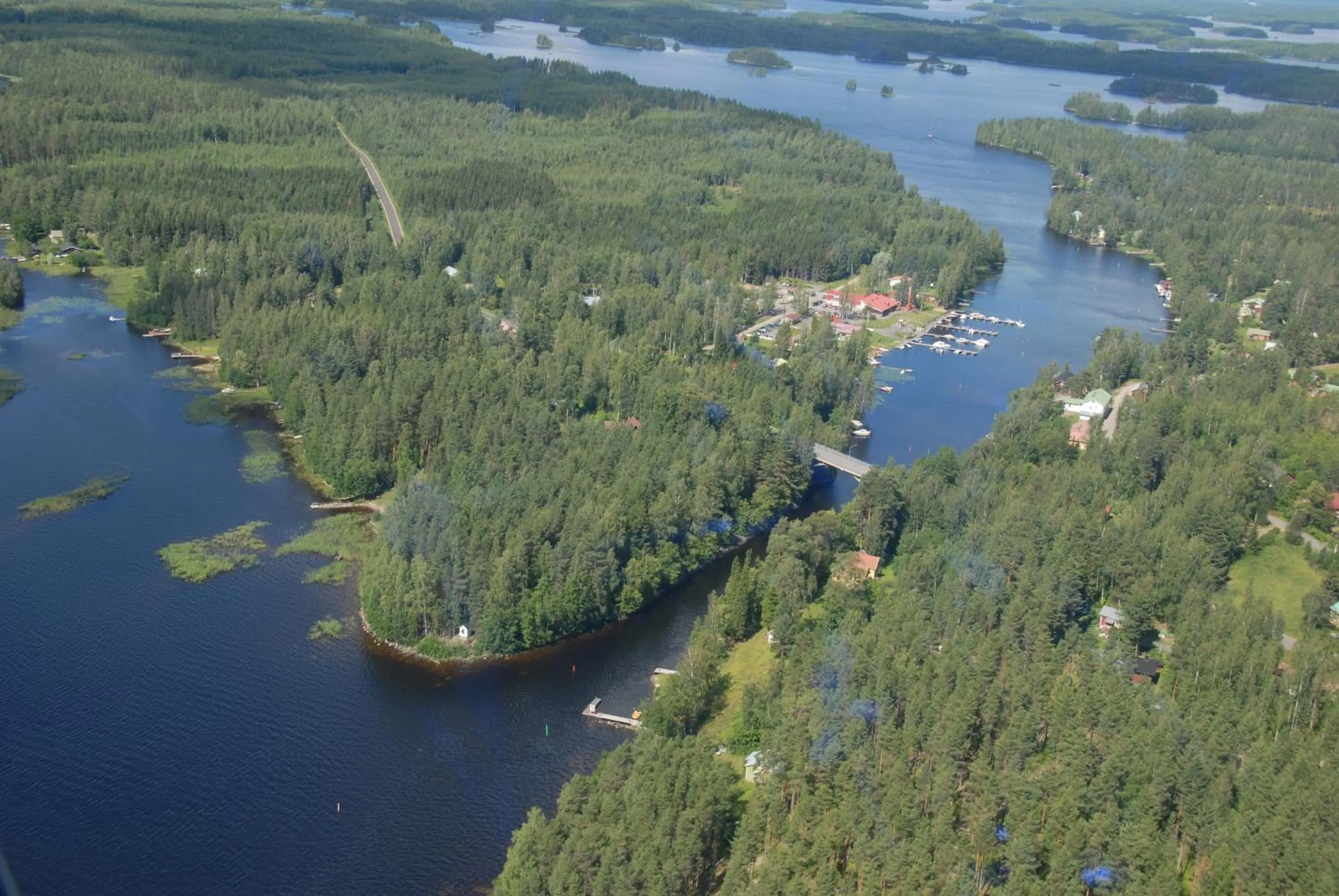 Bird's eye view in Oravi Apartments