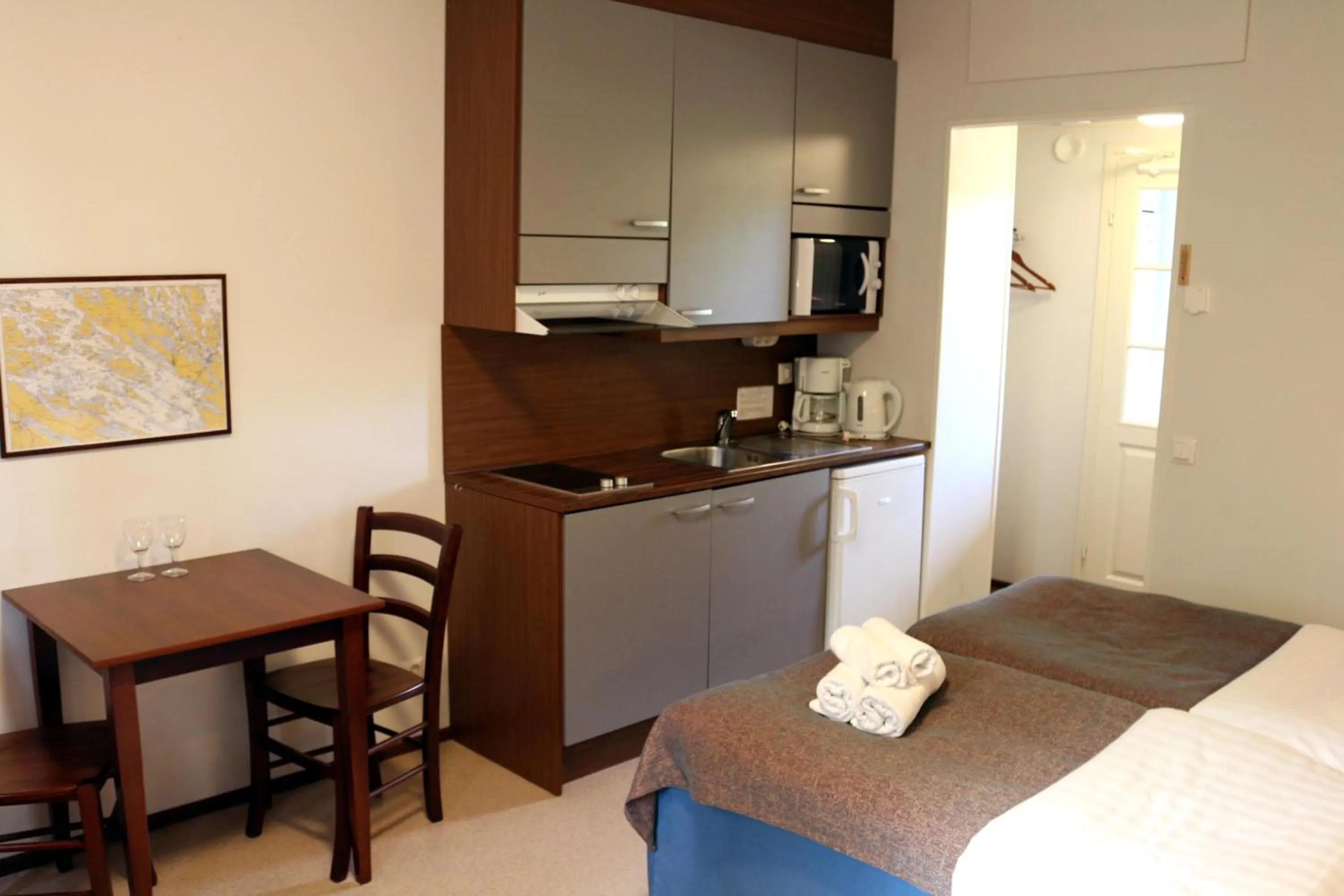 Kitchen or kitchenette in Oravi Apartments