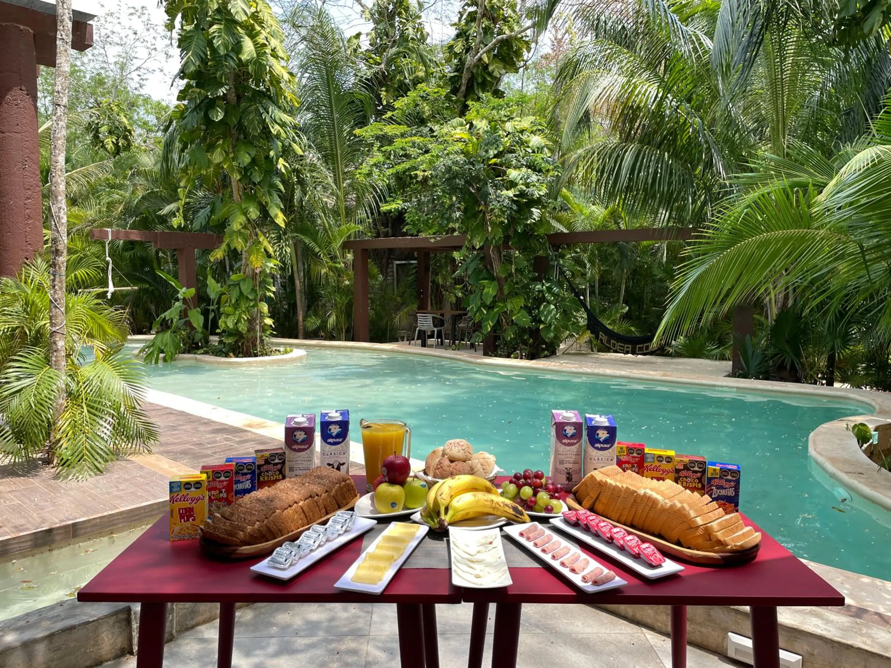 Continental breakfast in Aldea Coba An Escape Boutique Experience