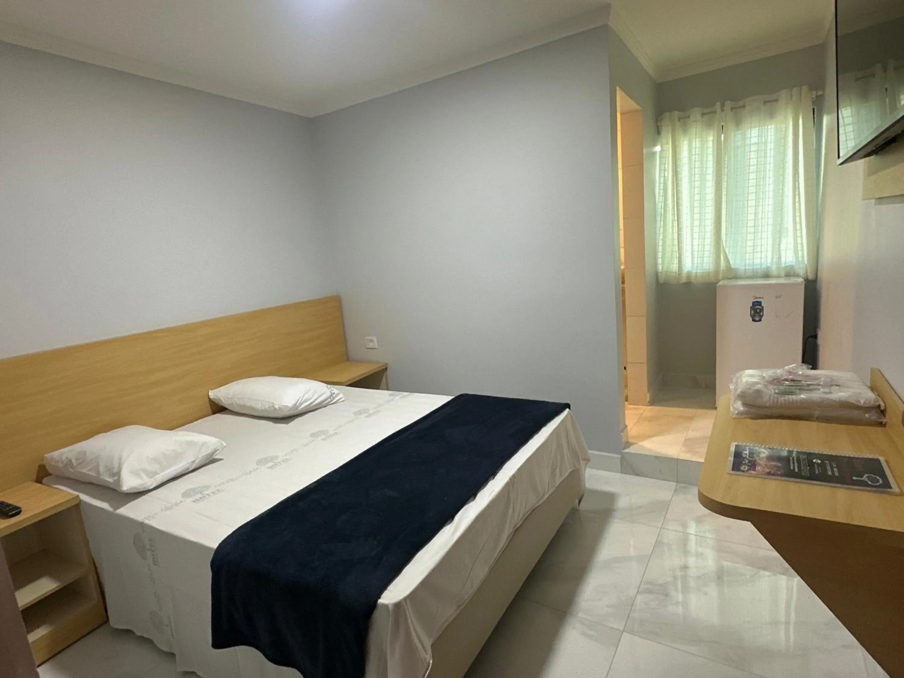 Bed in Hotel Praça da Árvore - São Paulo Expo