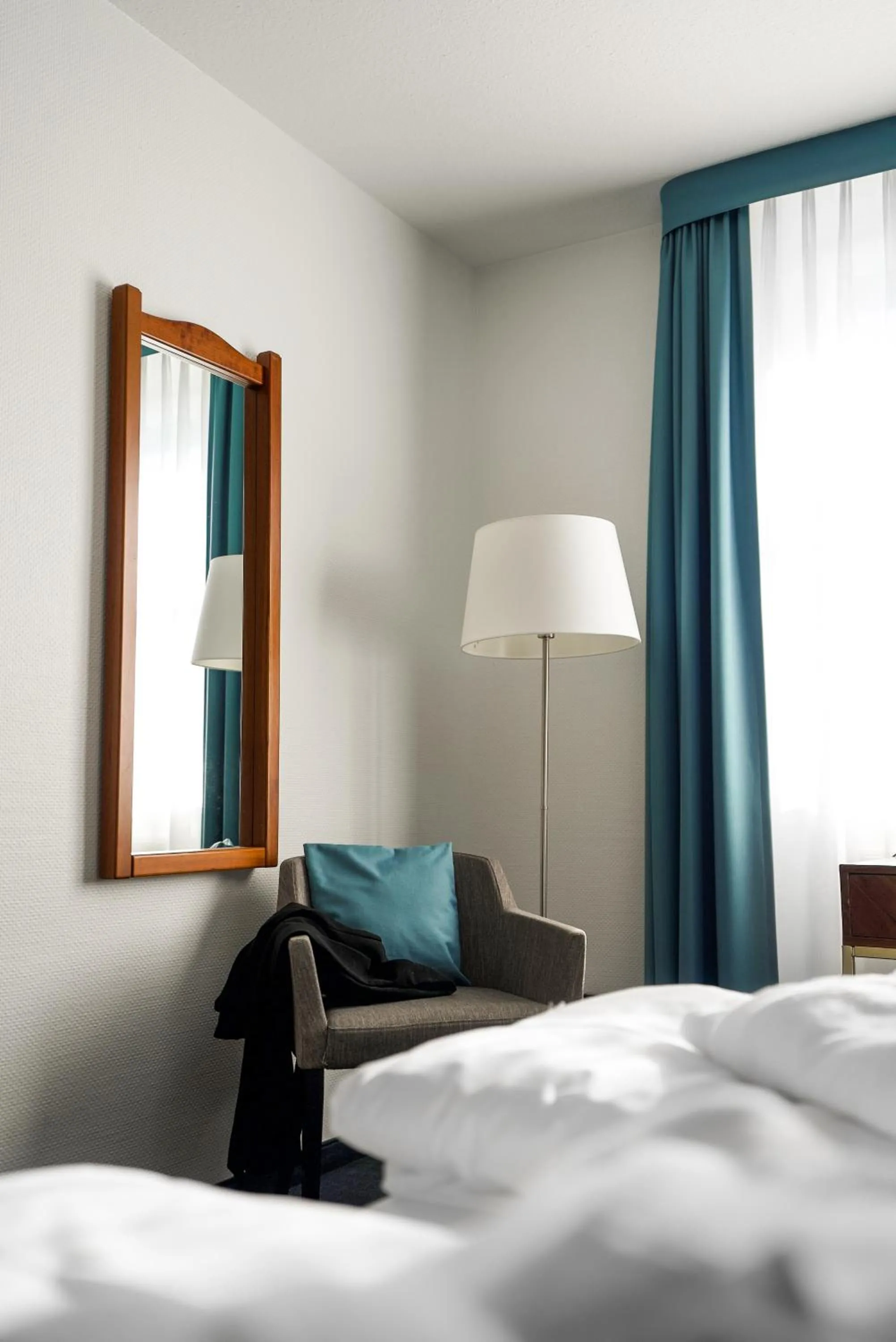 Photo of the whole room, Bed in Hotel Frechener Hof