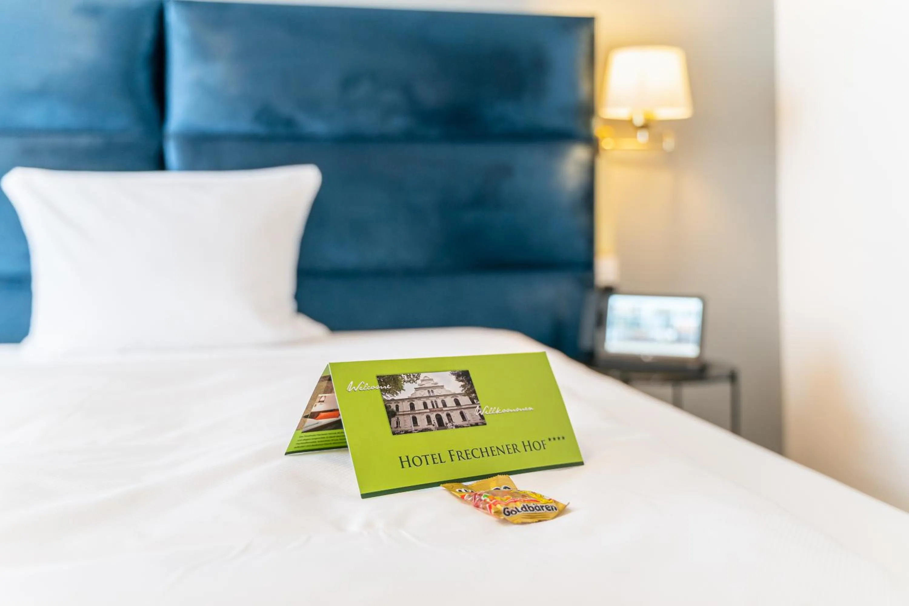 Photo of the whole room, Bed in Hotel Frechener Hof