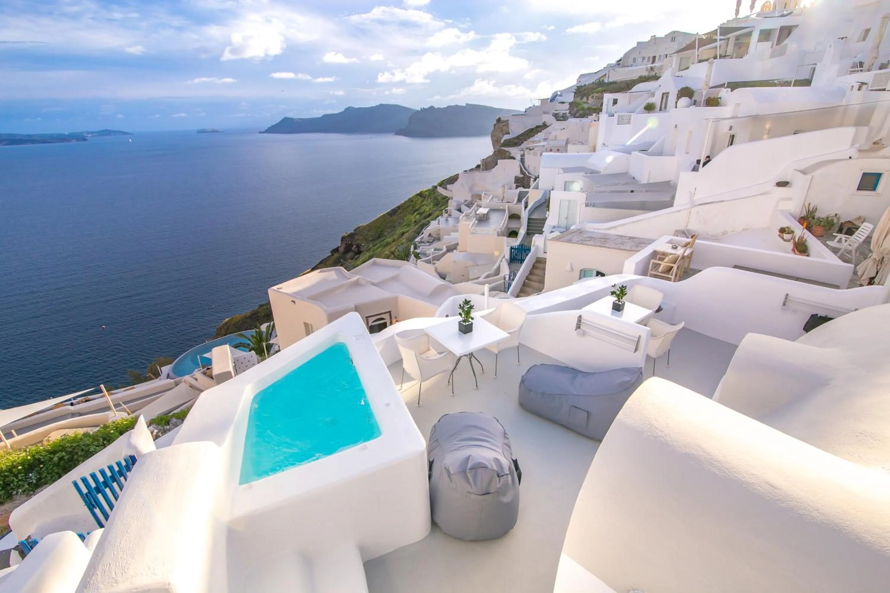 Sea view in Onar Villas Oia - Onar Hotels Collection