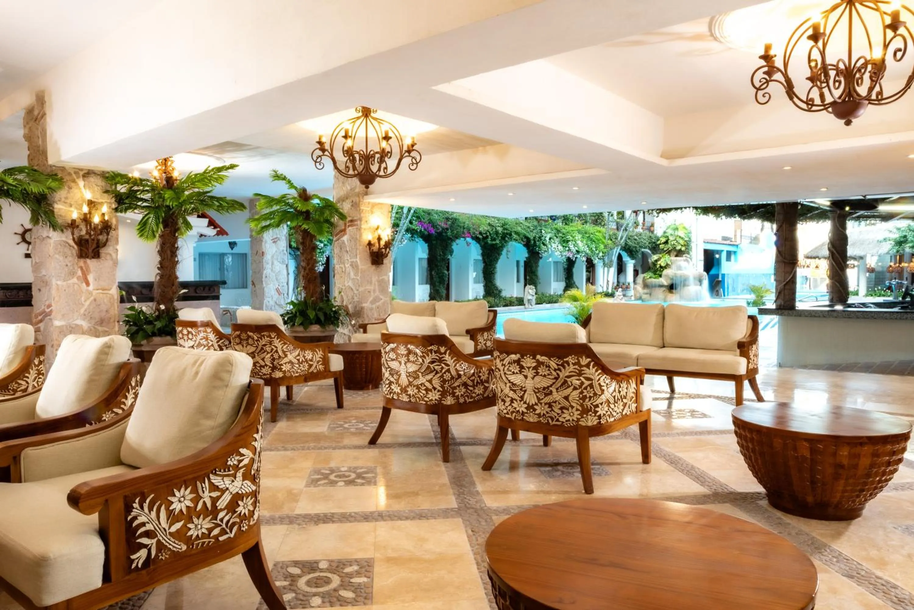 Seating area in Playa Los Arcos Hotel Beach Resort & Spa